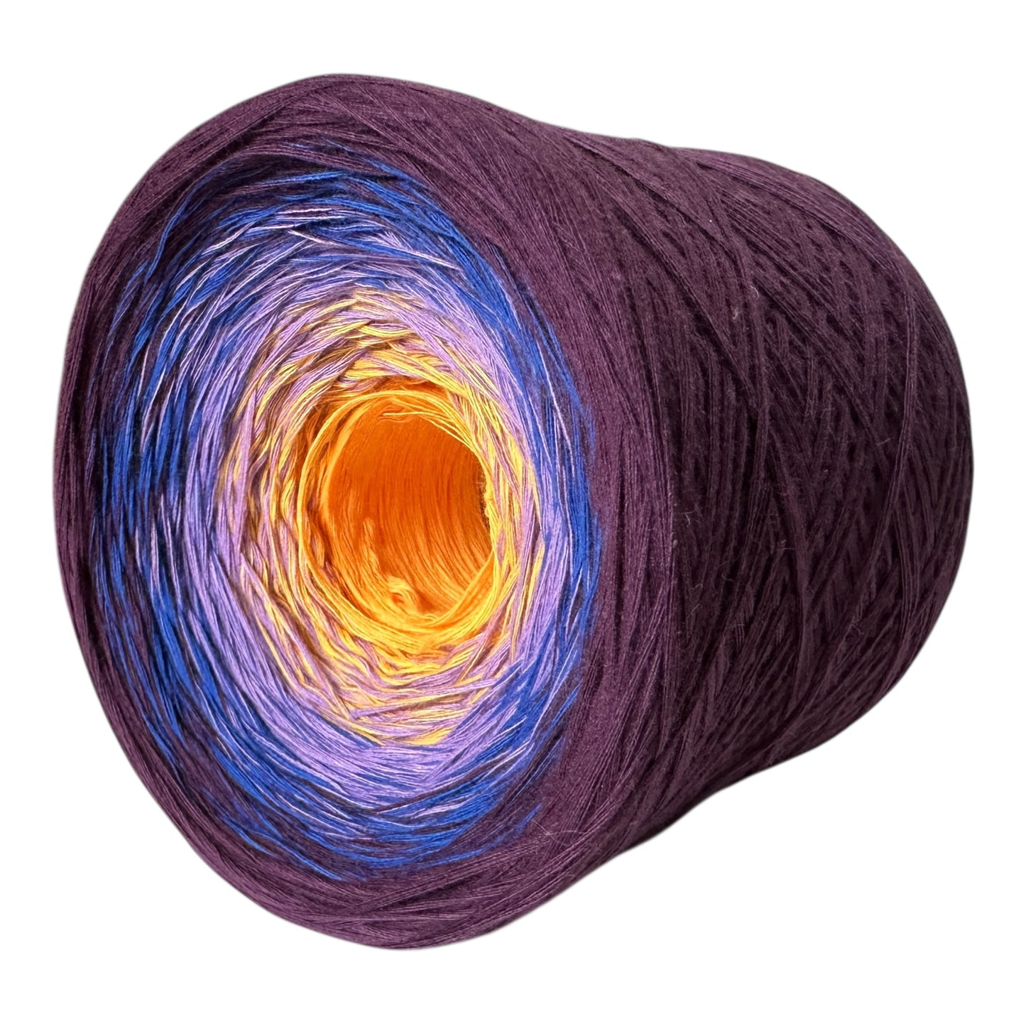 Aster, September Birth Flower, Gradient Cotton Natural Fiber Yarn - Rena'sThreadandCrafts