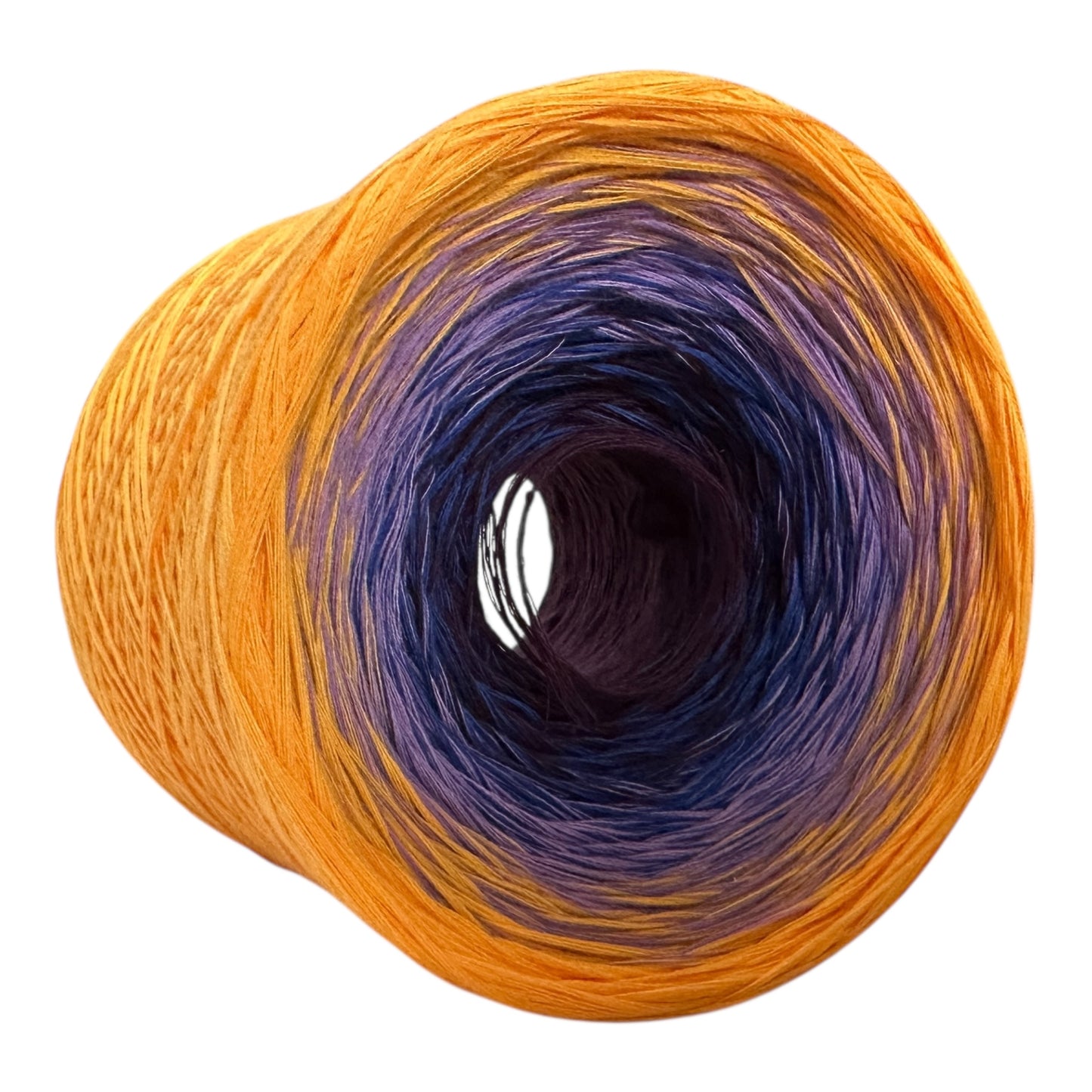 Aster, September Birth Flower, Gradient Cotton Natural Fiber Yarn - Rena'sThreadandCrafts