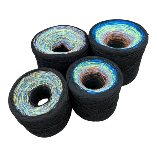 Aurora Opal, Gradient Cotton Natural Fiber Yarn - Rena'sThreadandCrafts