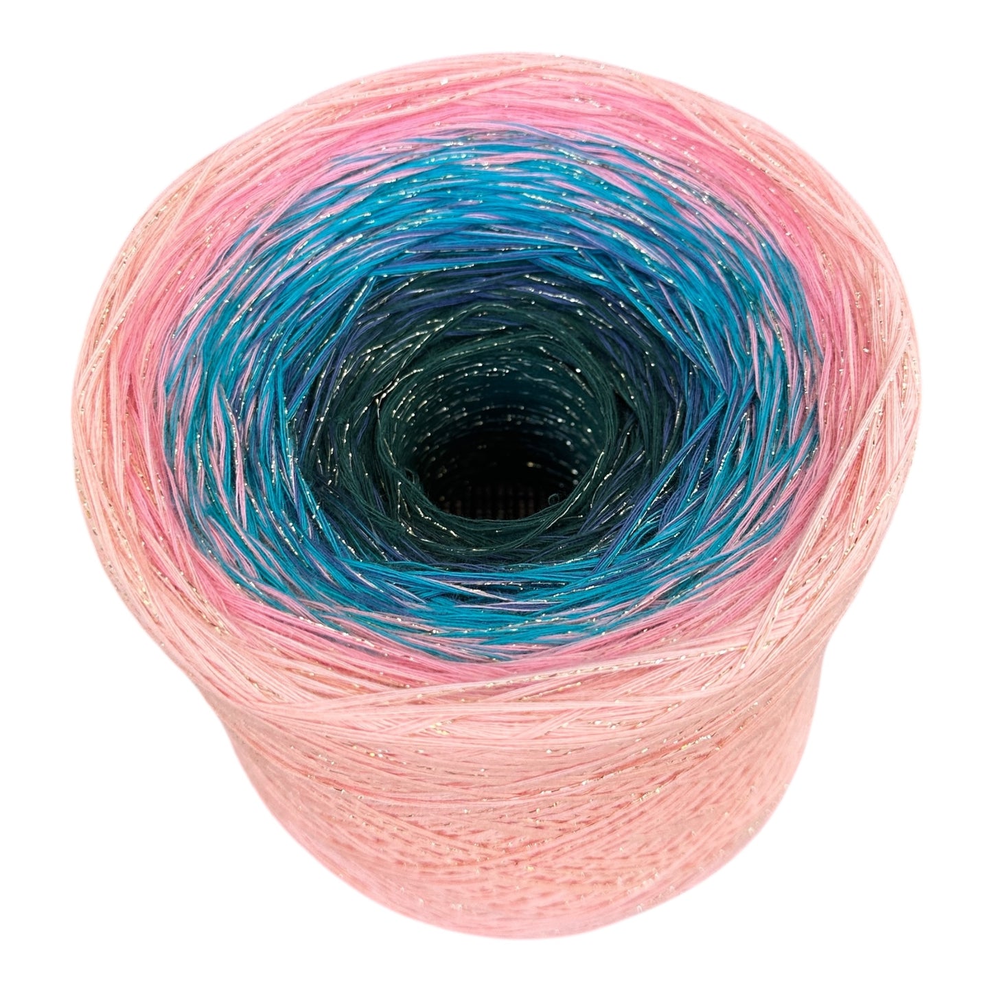 Celestial Lake Sparkle, Gradient Yarn With Sparkle
