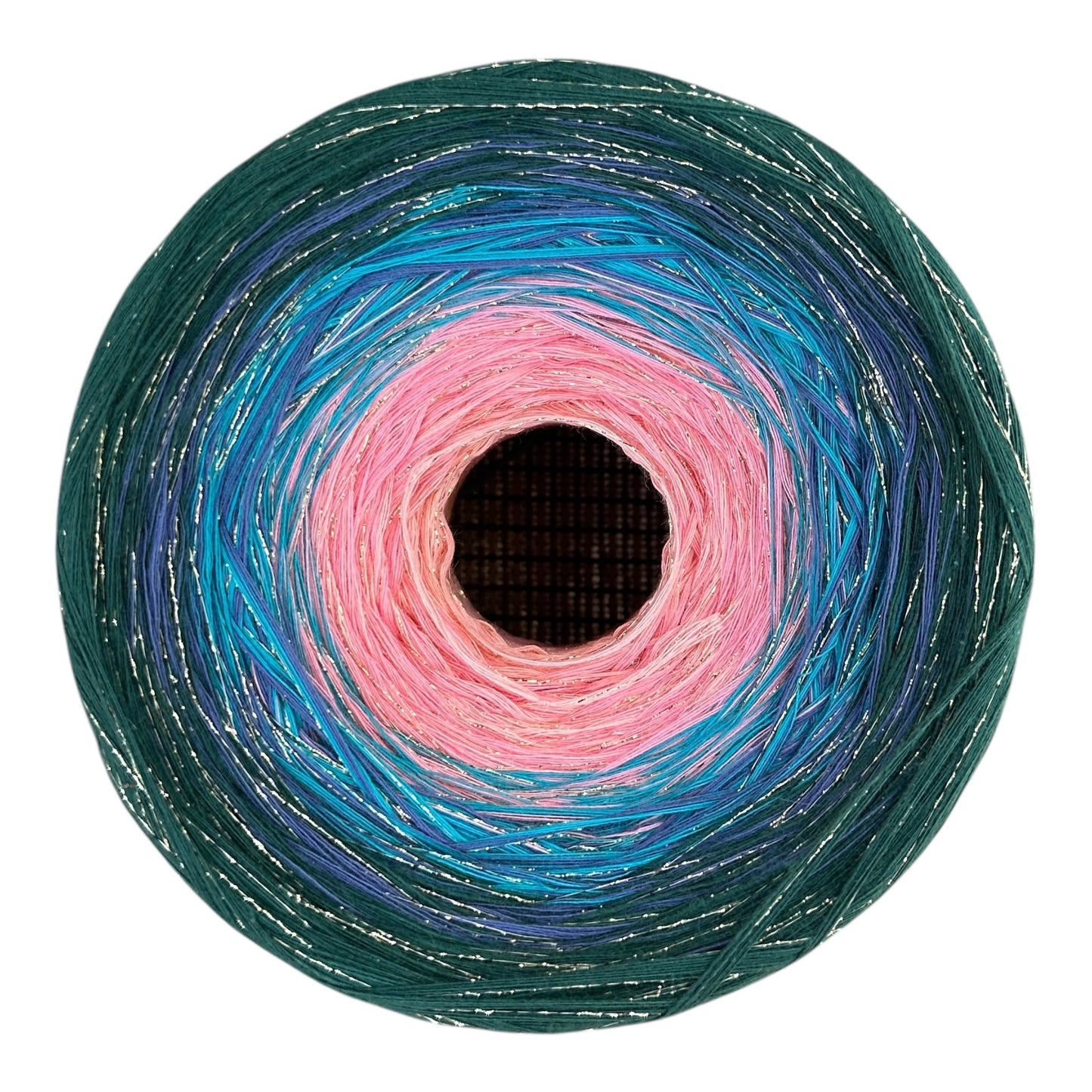 Celestial Lake Sparkle, Gradient Yarn With Sparkle