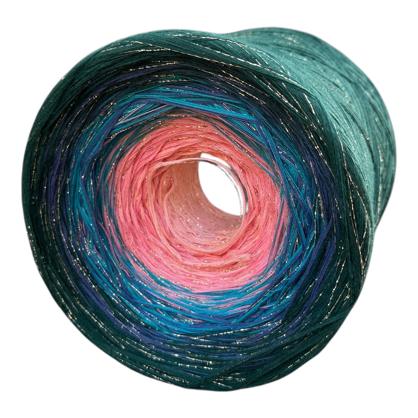 Celestial Lake Sparkle, Gradient Yarn With Sparkle