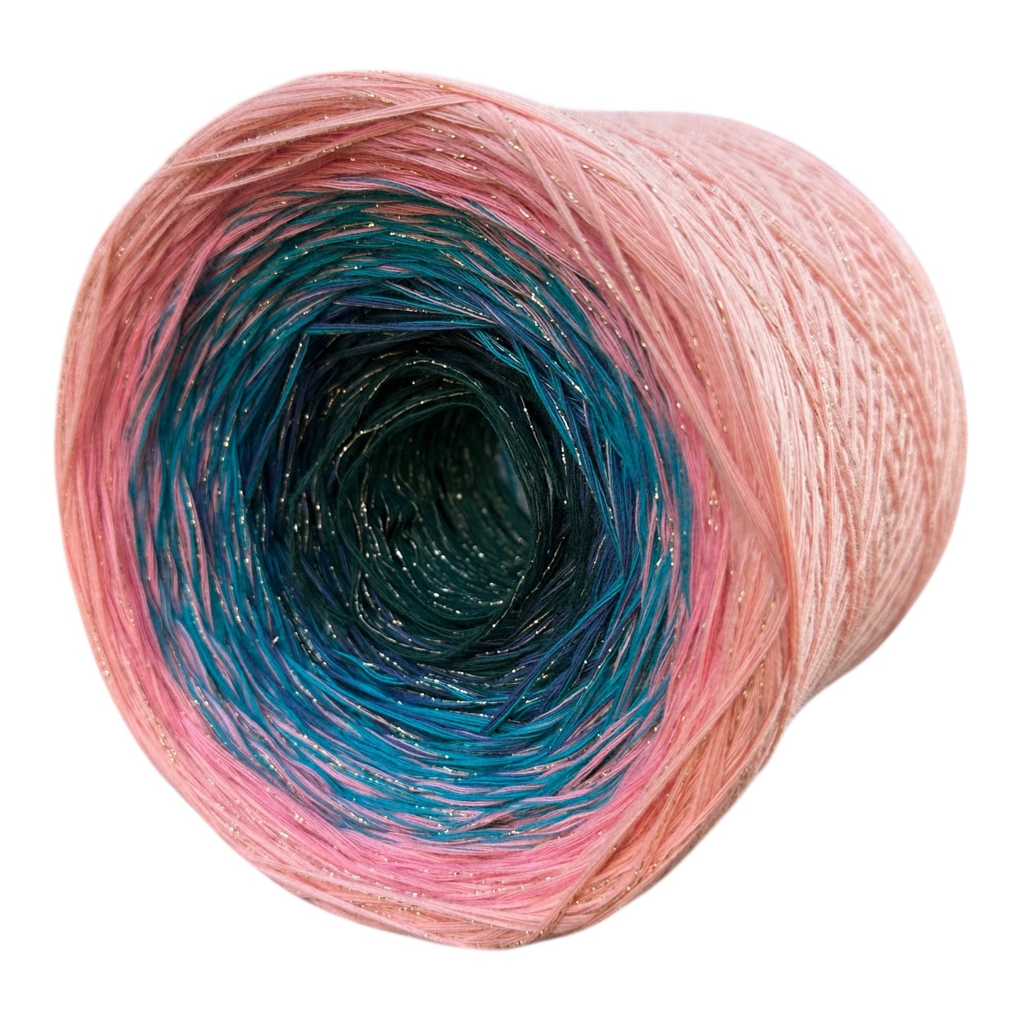 Celestial Lake Sparkle, Gradient Yarn With Sparkle