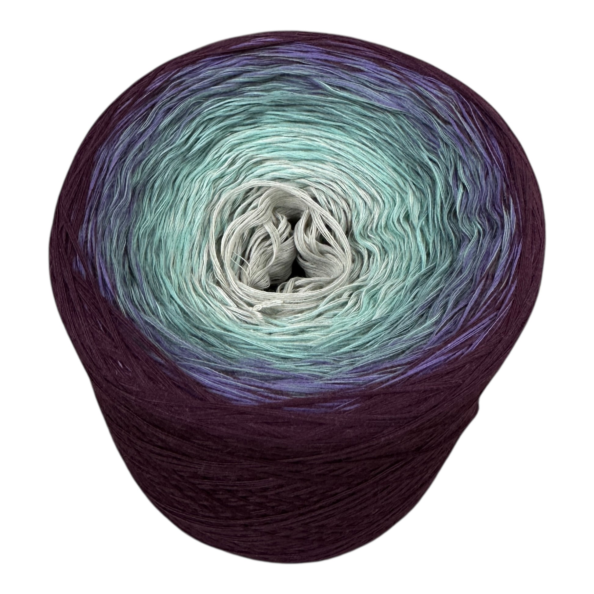 Cloudy Skies, Gradient Cotton Natural Fiber Yarn - Rena'sThreadandCrafts