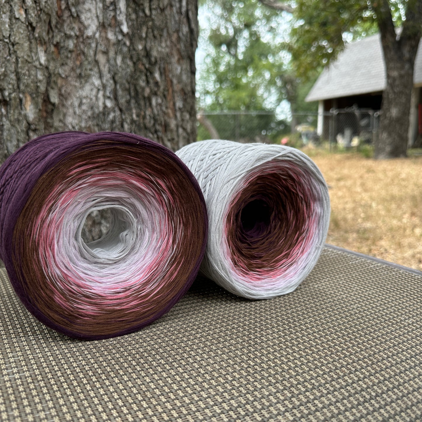 Dusk Petals, 12ply cotton, Gradient Cotton Natural Fiber Yarn - Rena'sThreadandCrafts