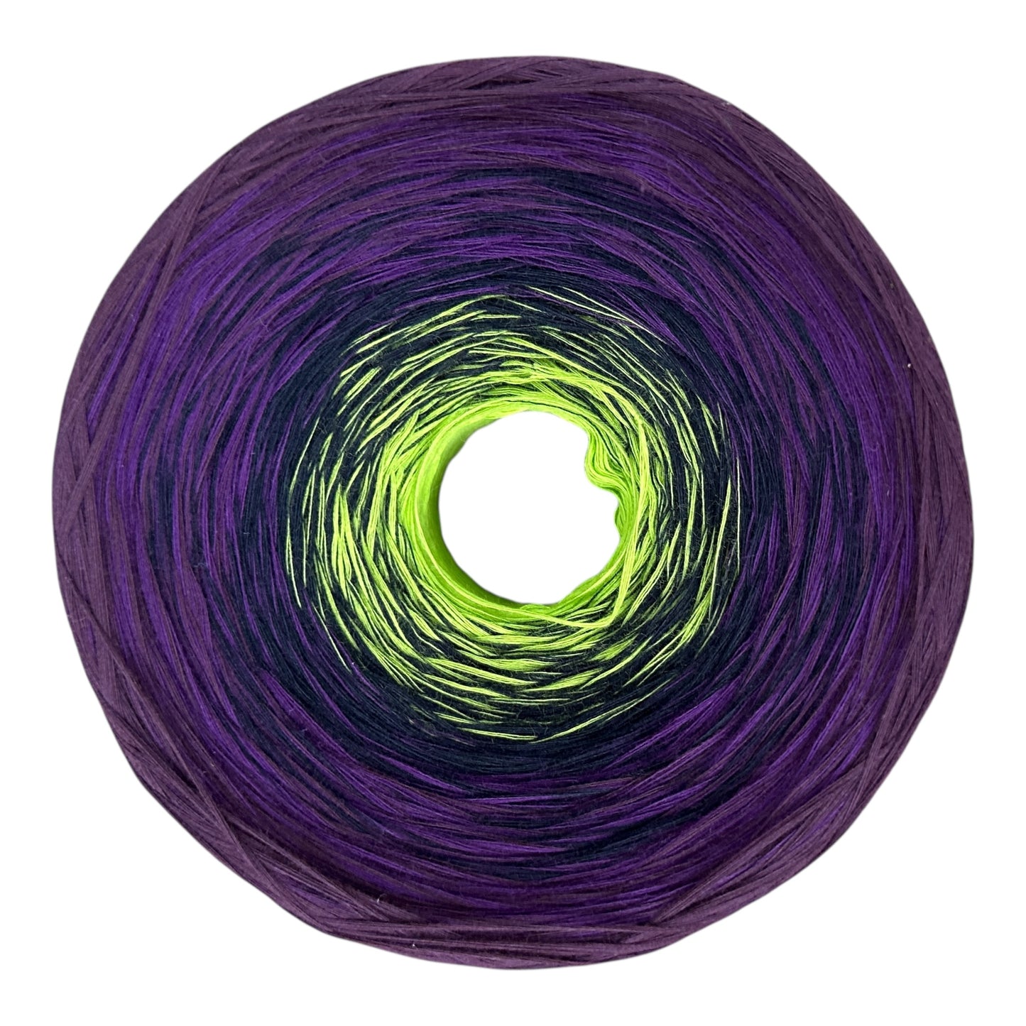 Electric Plum, Gradient Cotton Natural Fiber Yarn