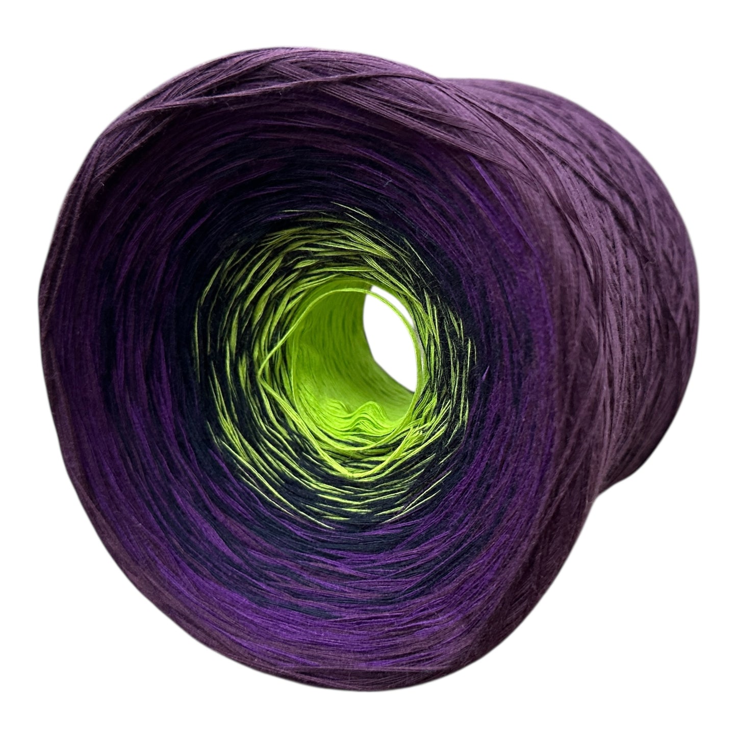 Electric Plum, Gradient Cotton Natural Fiber Yarn