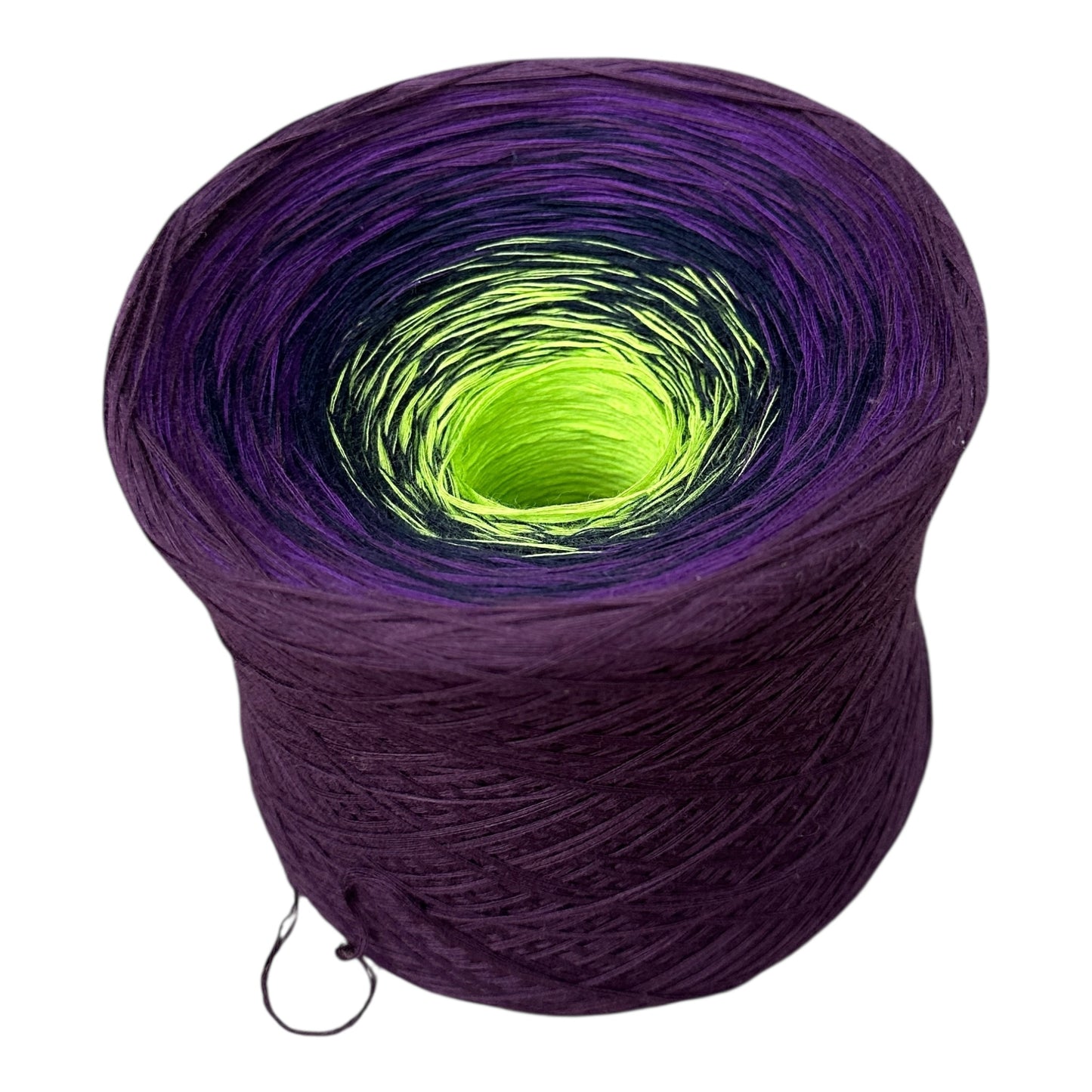 Electric Plum, Gradient Cotton Natural Fiber Yarn
