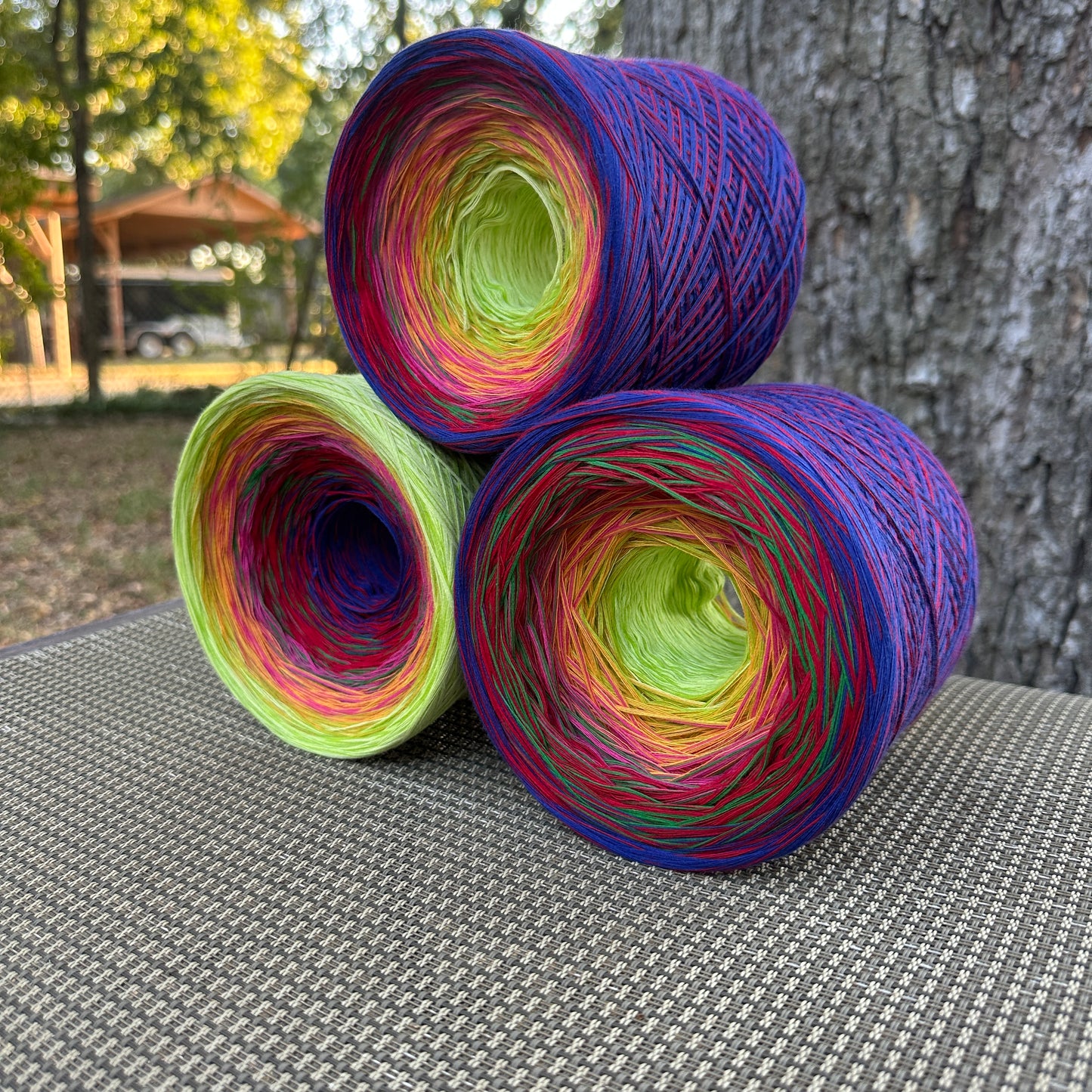 Festival of Colors, Gradient Cotton Natural Fiber Yarn