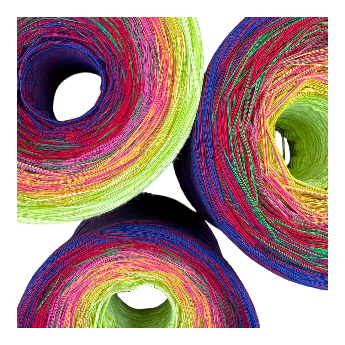 Festival of Colors, Gradient Cotton Natural Fiber Yarn