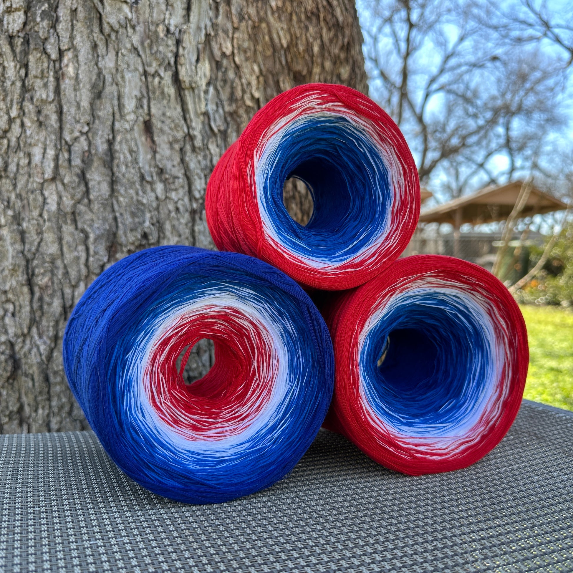 Freedom, Gradient Cotton Natural Fiber Yarn - Rena'sThreadandCrafts