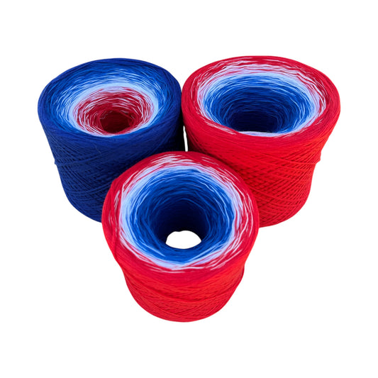 Freedom, Gradient Cotton Natural Fiber Yarn - Rena'sThreadandCrafts