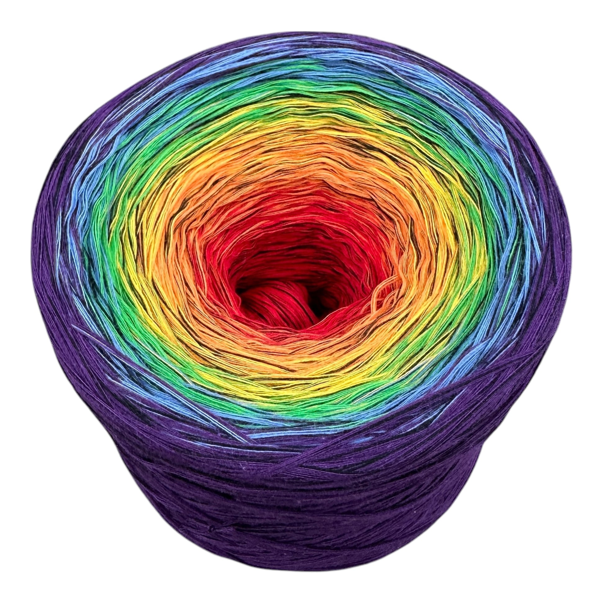 Gothic Rainbow Gradient Cotton Natural Fiber Yarn - Rena'sThreadandCrafts