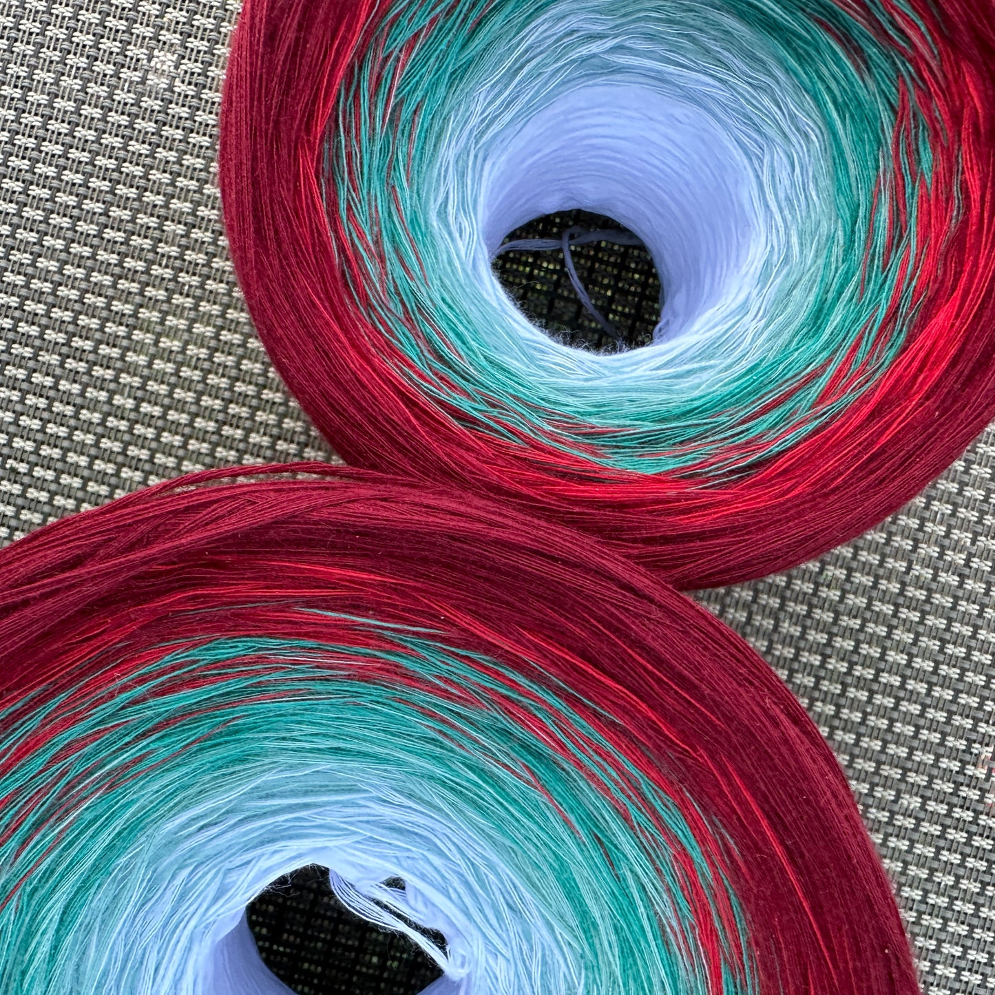 Holly, December Birth Flower, Gradient Cotton Natural Fiber Yarn