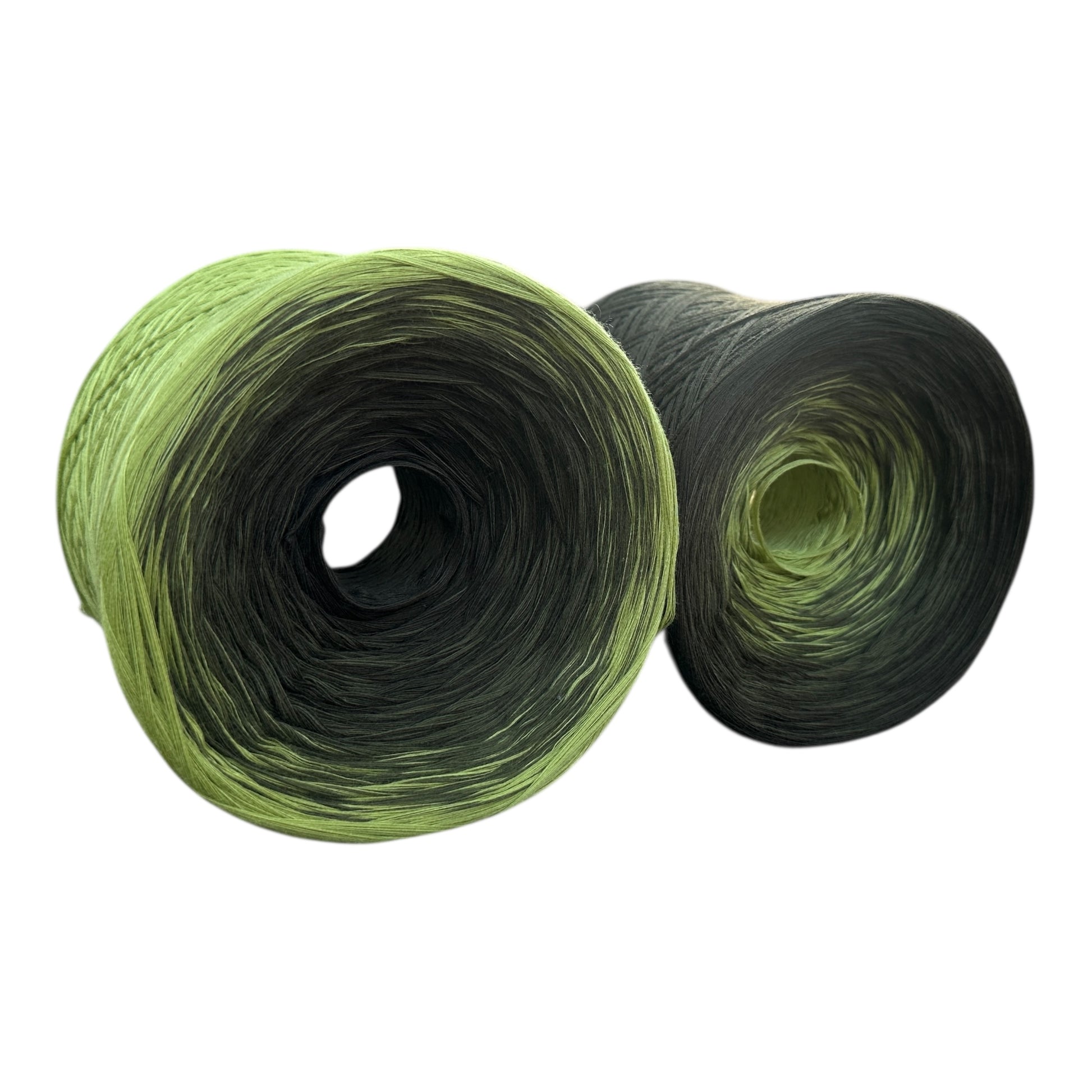 Hunter Green, 12ply cotton, Ombre Cotton Natural Fiber Yarn - Rena'sThreadandCrafts
