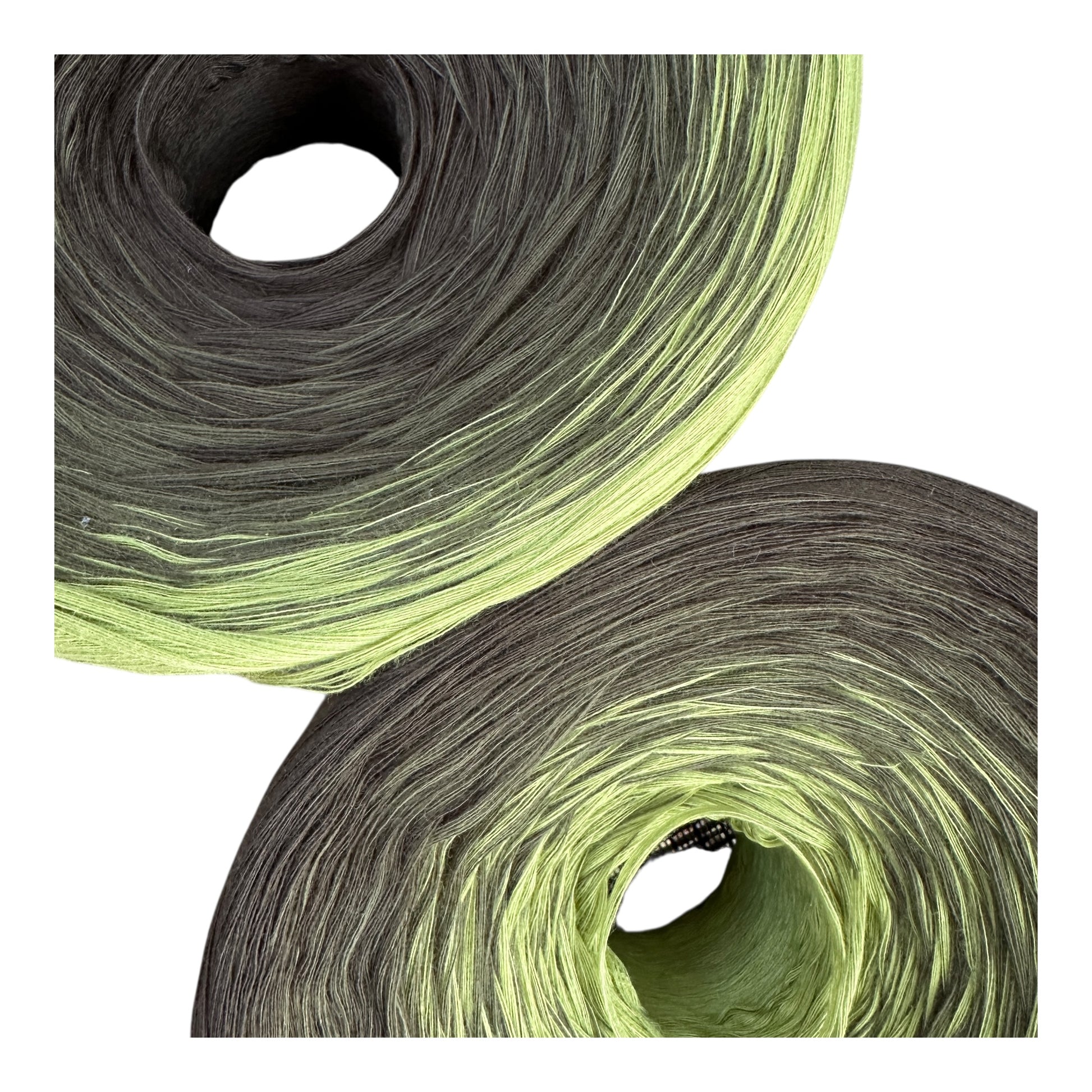 Hunter Green, 12ply cotton, Ombre Cotton Natural Fiber Yarn - Rena'sThreadandCrafts