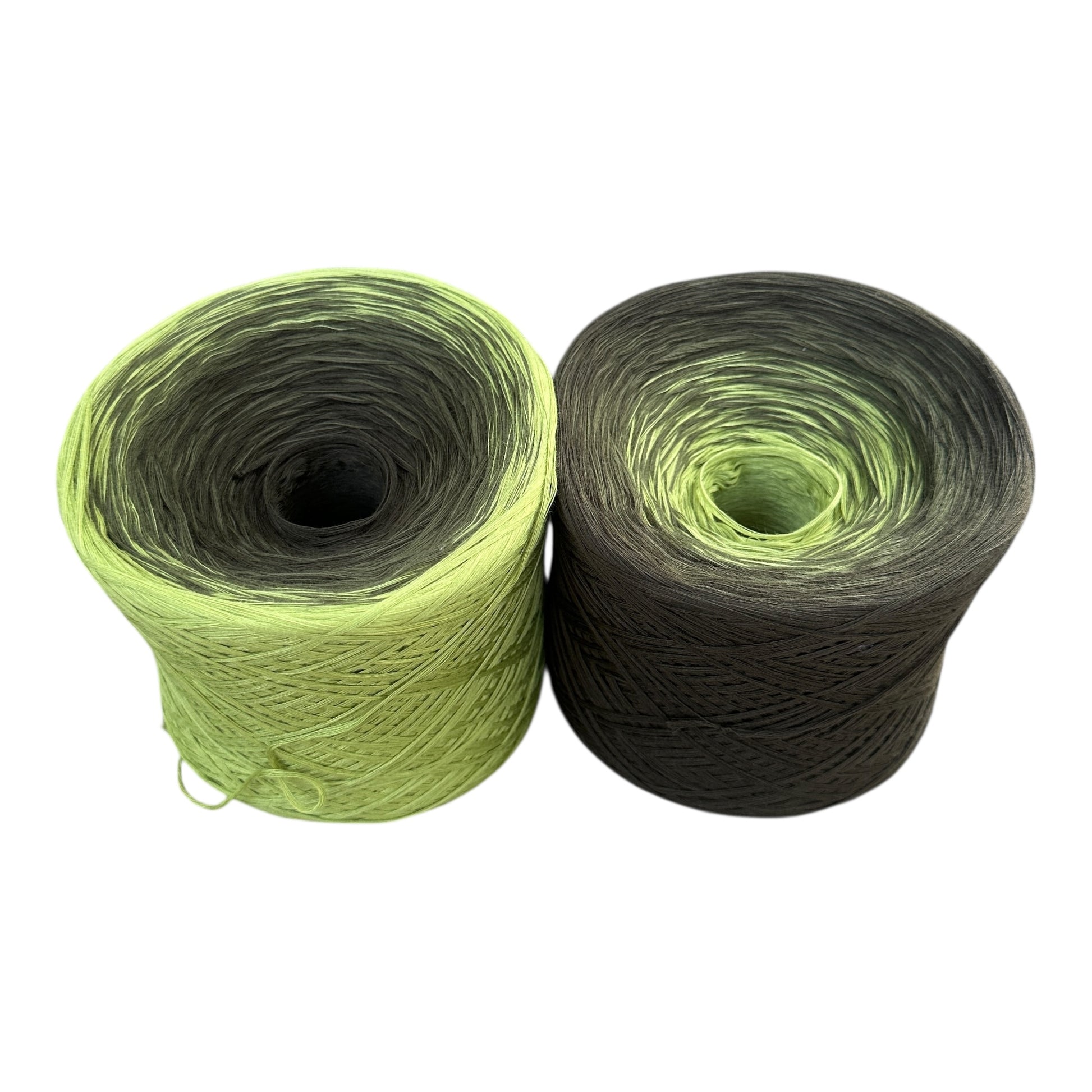 Hunter Green, 12ply cotton, Ombre Cotton Natural Fiber Yarn - Rena'sThreadandCrafts