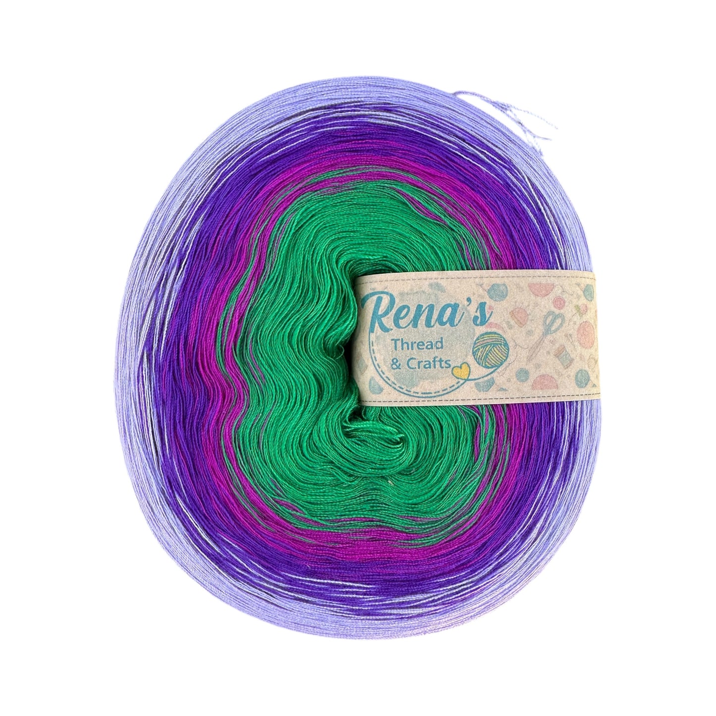 Hyacinth, Polyester Gradient Yarn - Rena'sThreadandCrafts