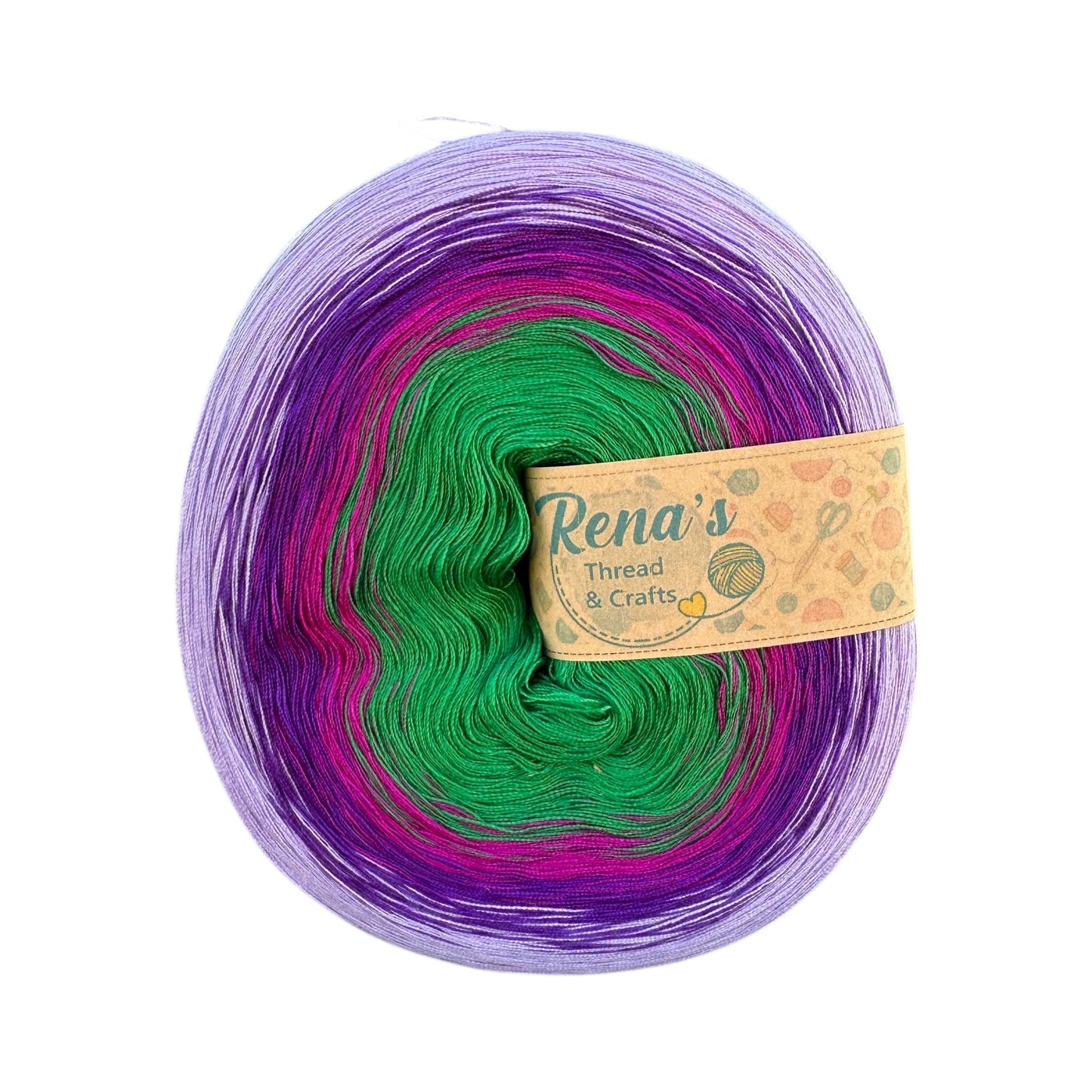Hyacinth, Polyester Gradient Yarn - Rena'sThreadandCrafts
