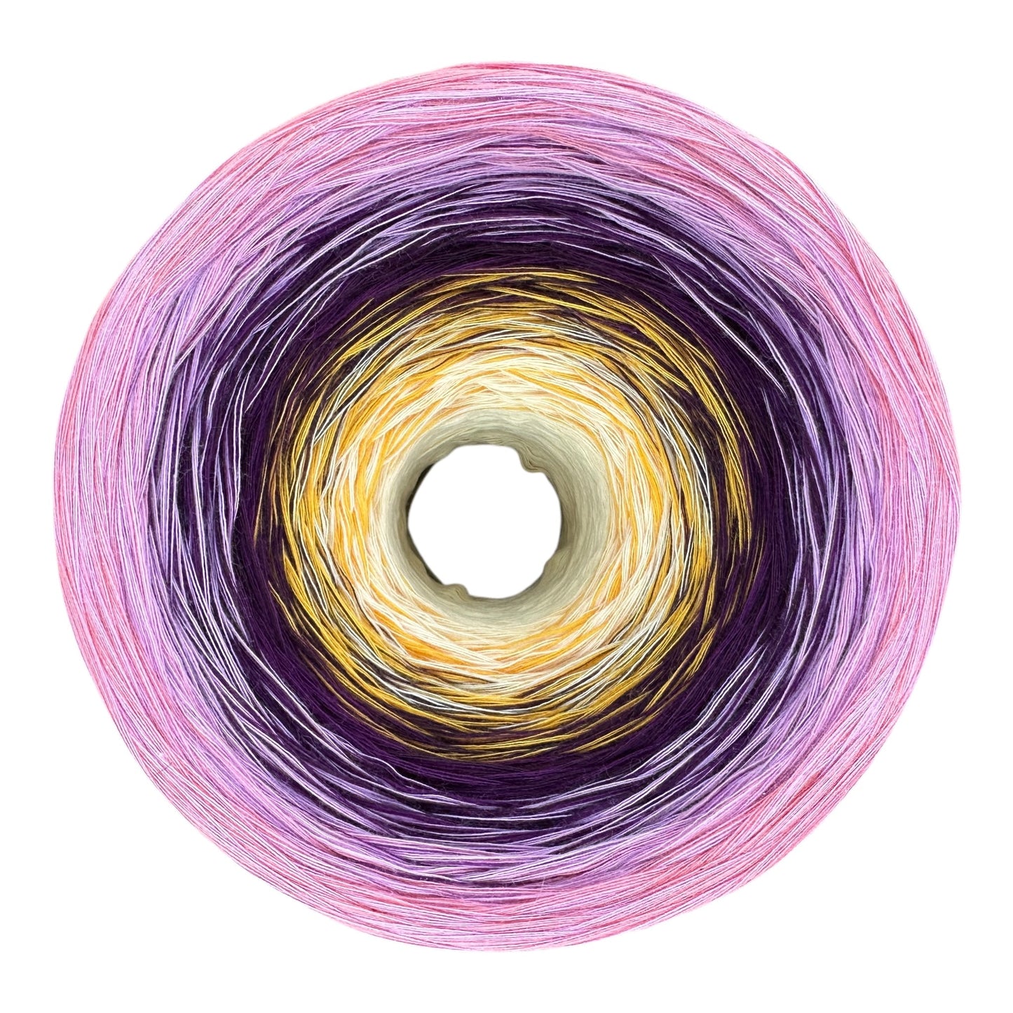 Iris , February Birth Flower, Gradient Cotton Natural Fiber Yarn - Rena'sThreadandCrafts