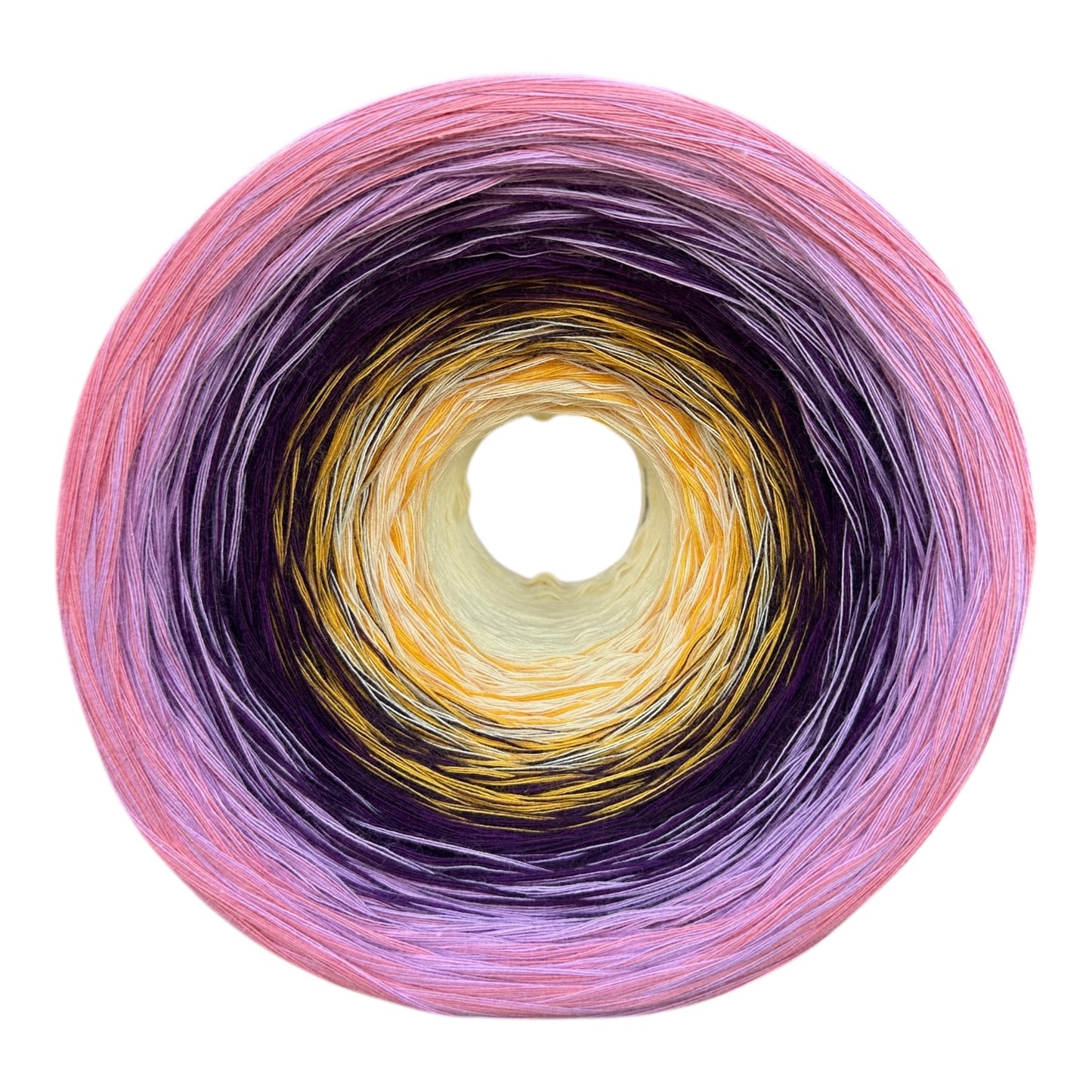 Iris , February Birth Flower, Gradient Cotton Natural Fiber Yarn - Rena'sThreadandCrafts