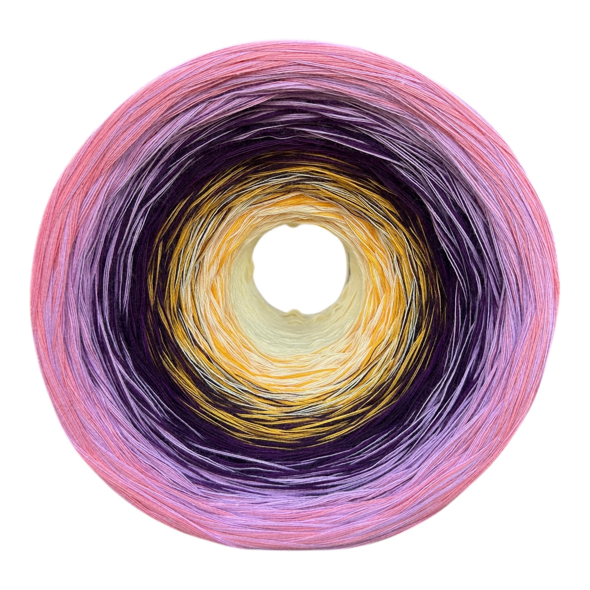 Iris , February Birth Flower, Gradient Cotton Natural Fiber Yarn - Rena'sThreadandCrafts