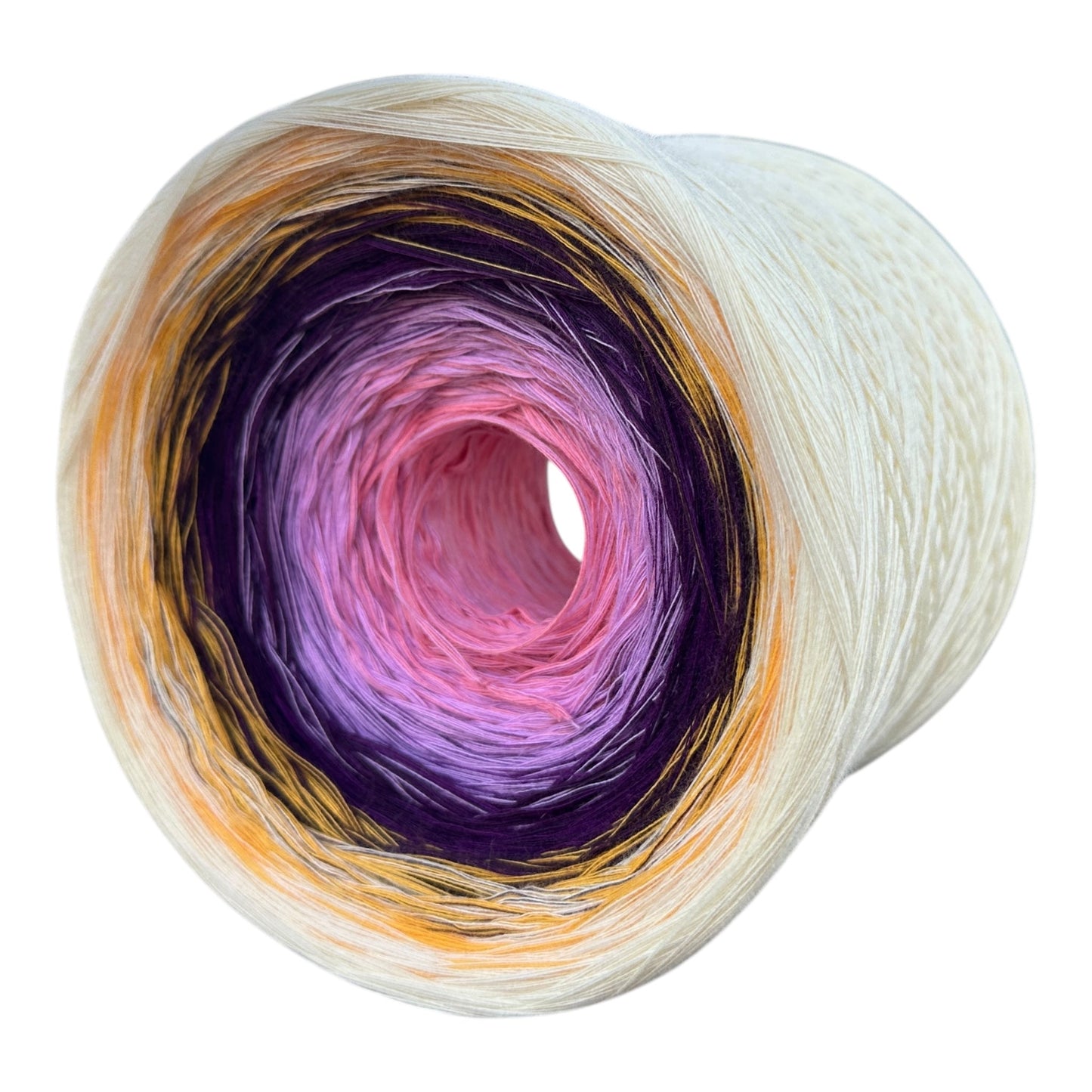 Iris , February Birth Flower, Gradient Cotton Natural Fiber Yarn - Rena'sThreadandCrafts