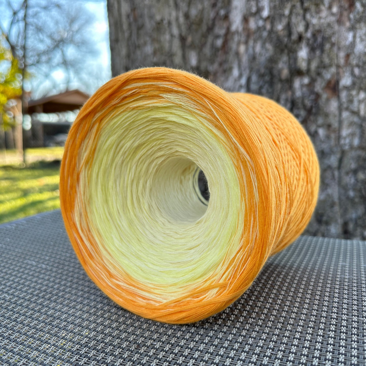 Mellow Yellow, Gradient Cotton Natural Fiber Yarn - Rena'sThreadandCrafts
