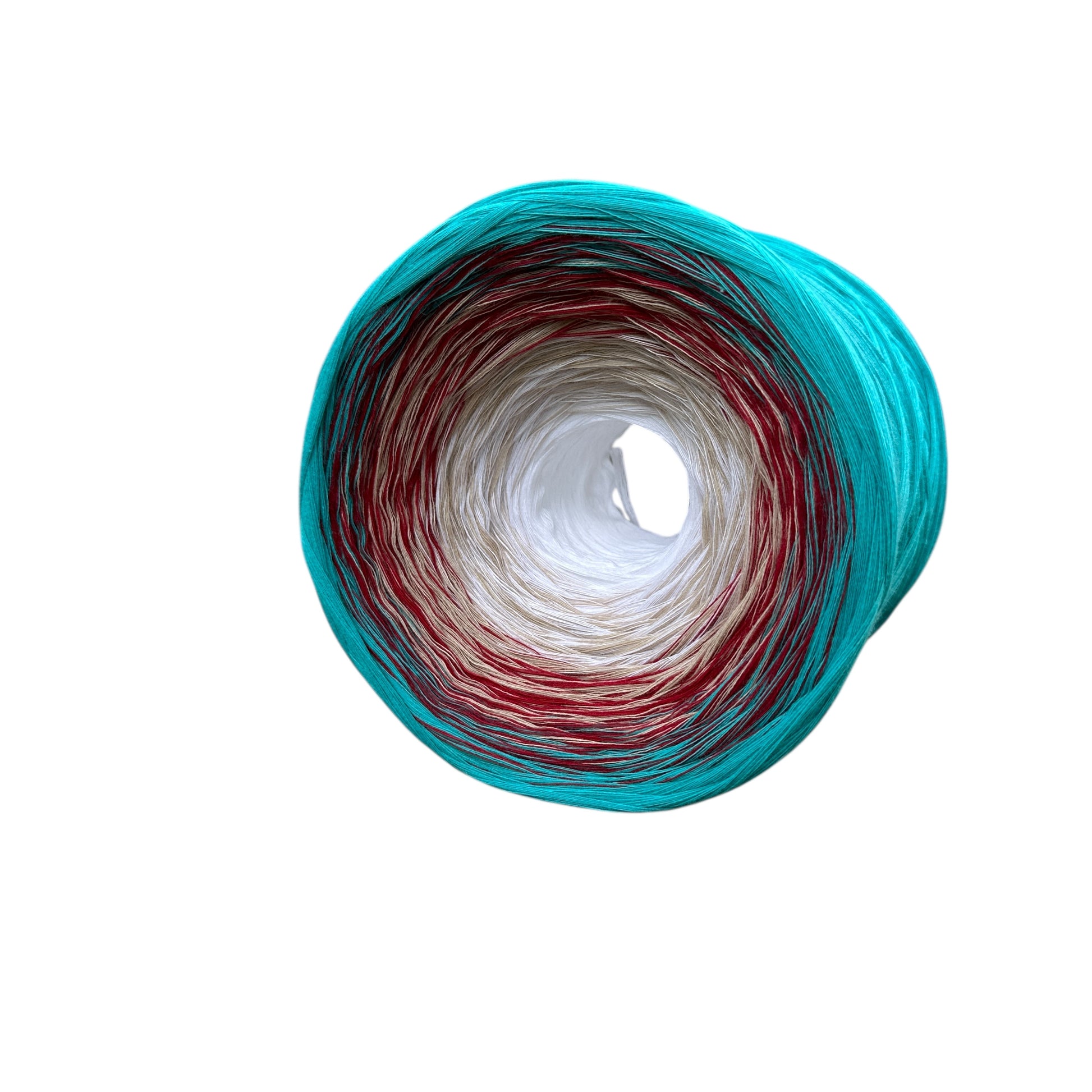 Michi’s Blushing Teal, Gradient Yarn - Rena'sThreadandCrafts