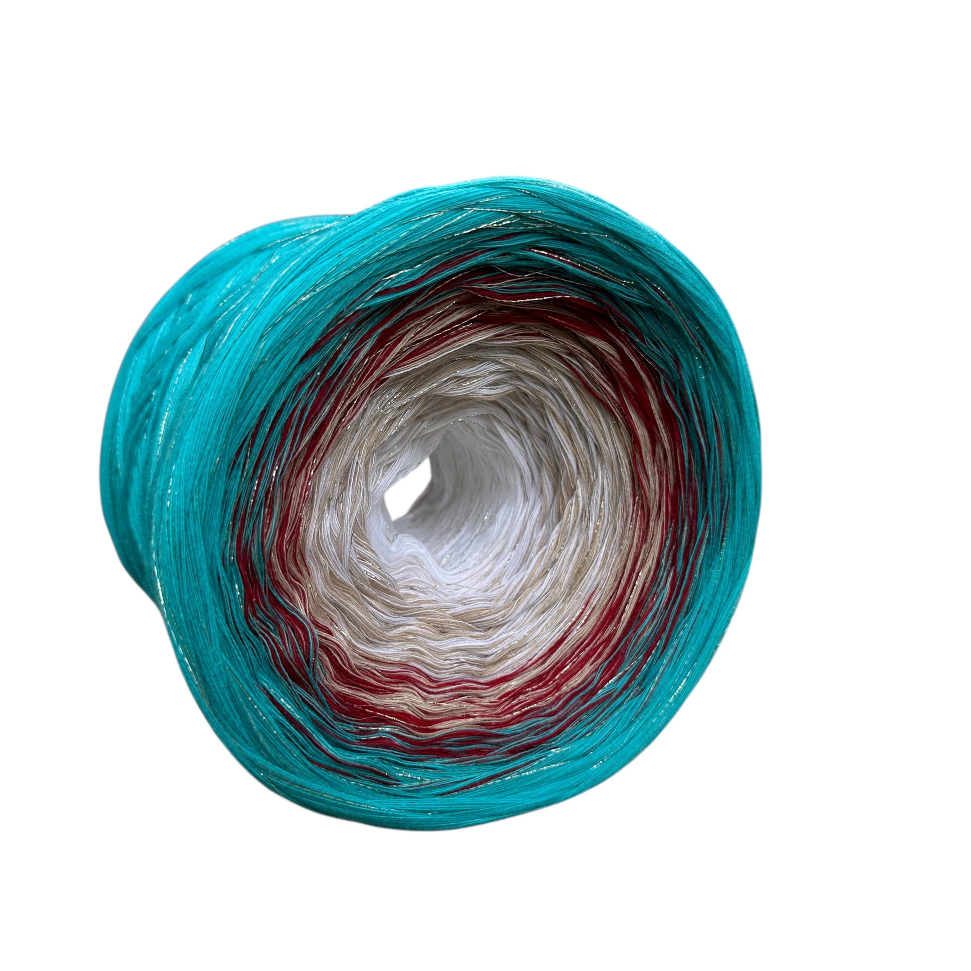 Michi’s Blushing Teal, Gradient Yarn - Rena'sThreadandCrafts