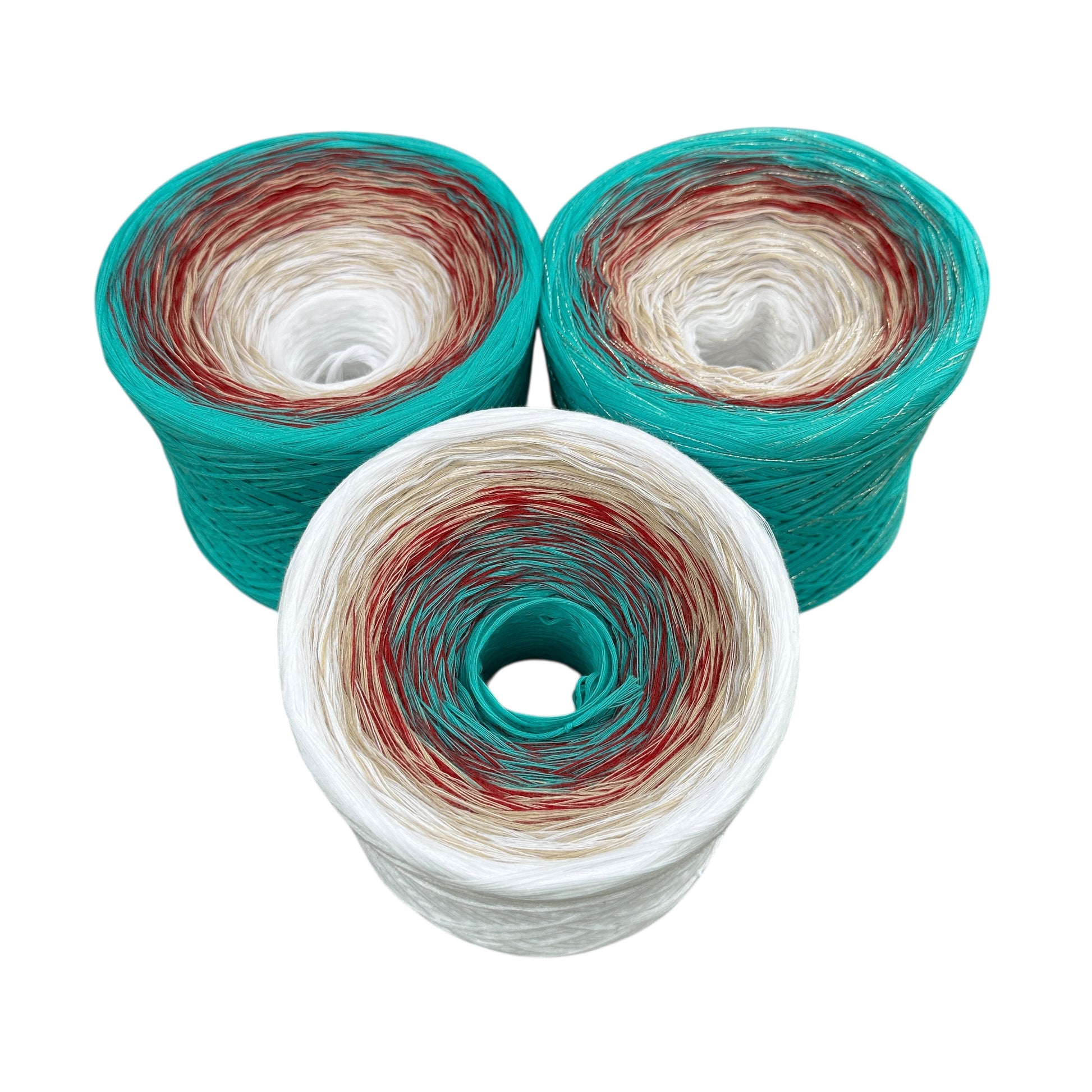 Michi’s Blushing Teal, Gradient Yarn - Rena'sThreadandCrafts