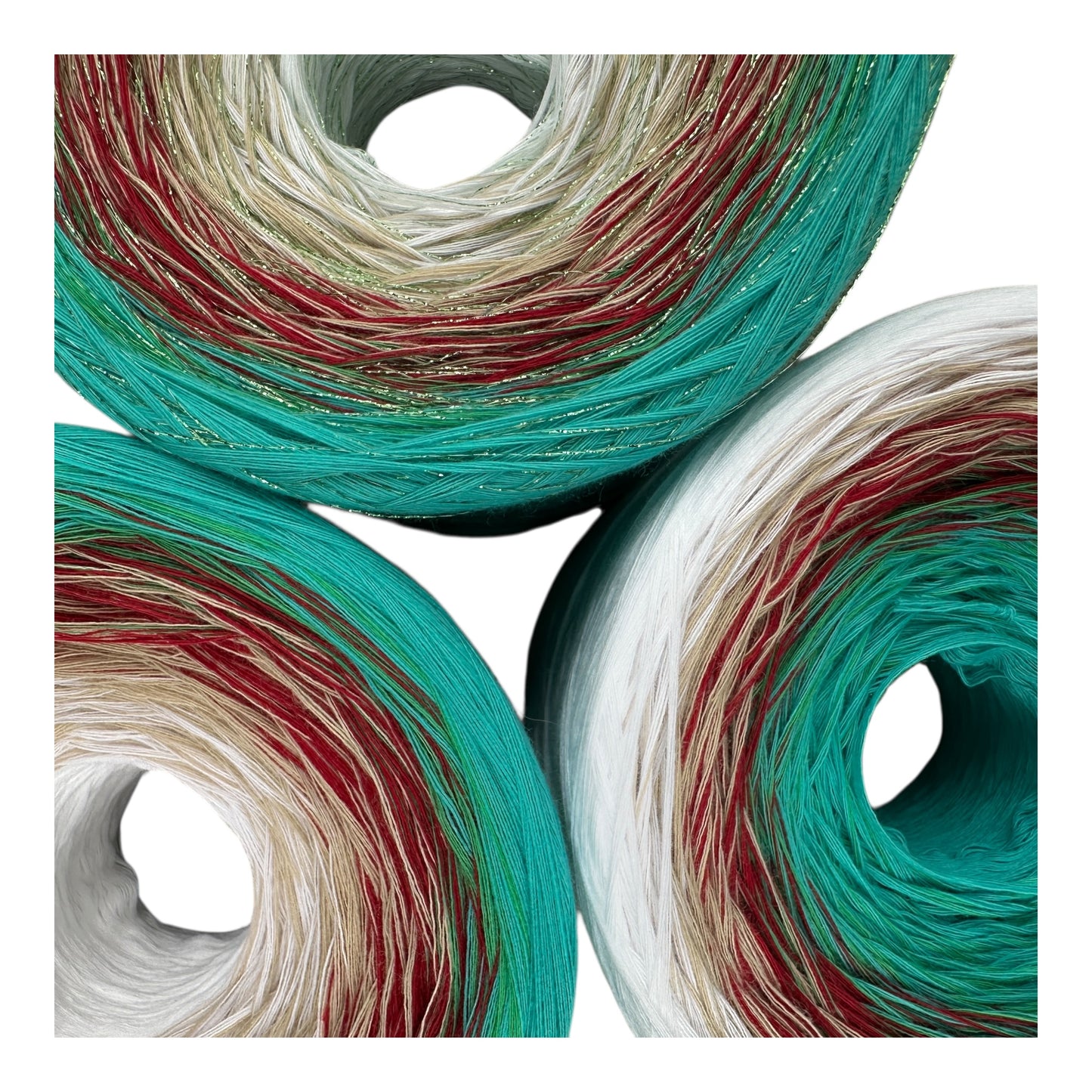 Michi’s Teal Garden, Gradient Yarn