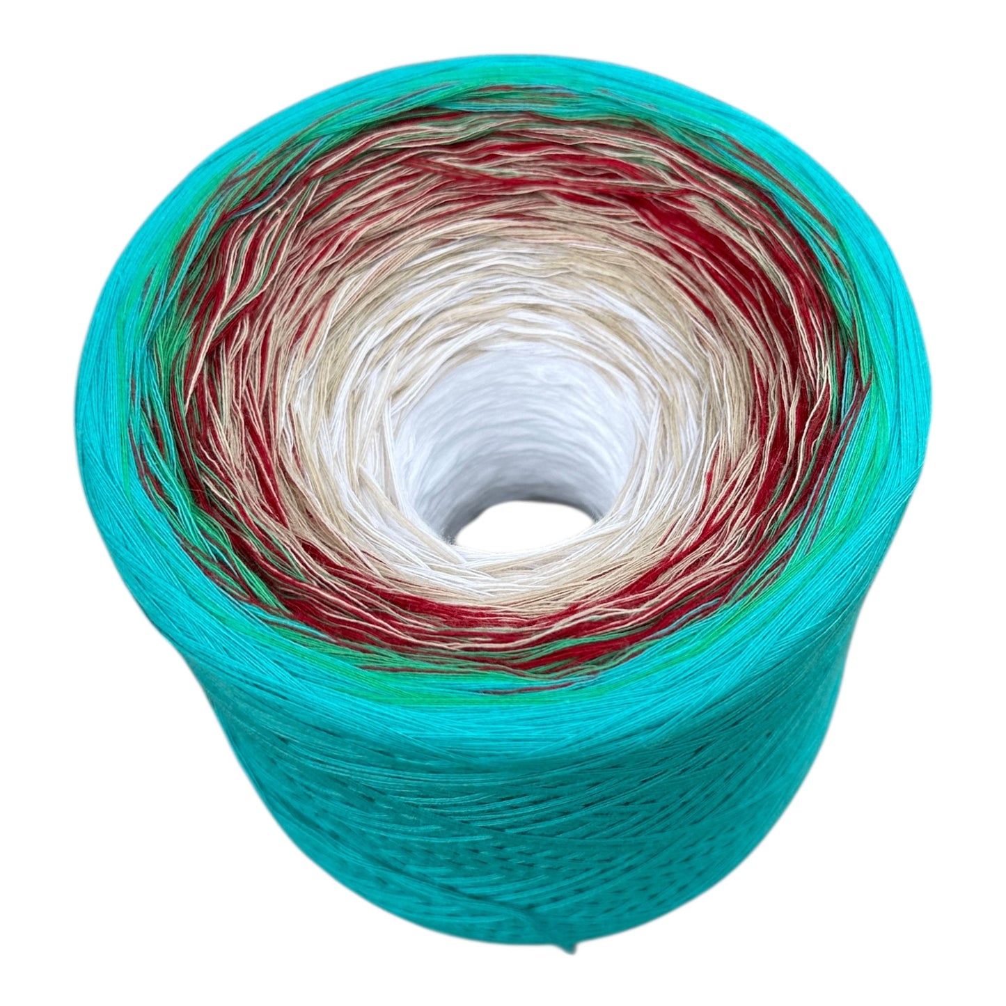 Michi’s Teal Garden, Gradient Yarn