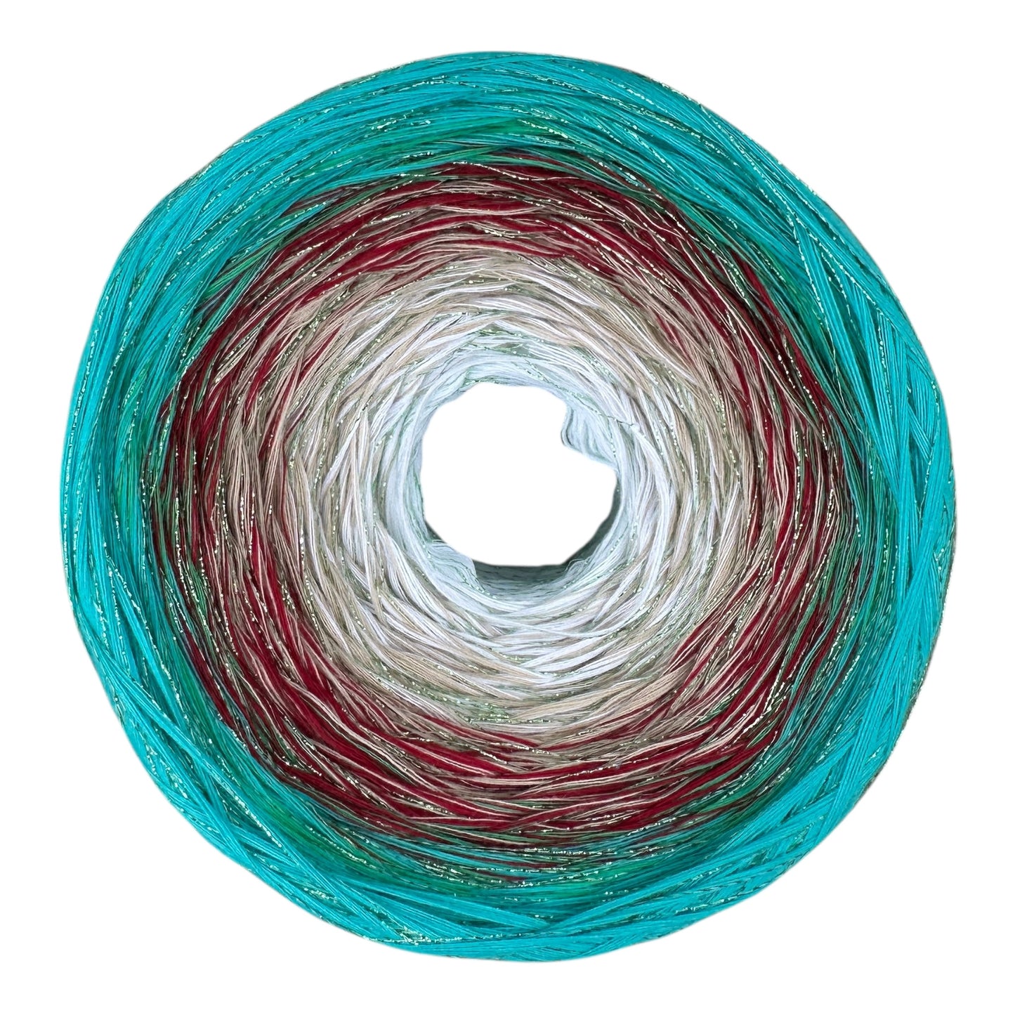Michi’s Teal Garden, Gradient Yarn
