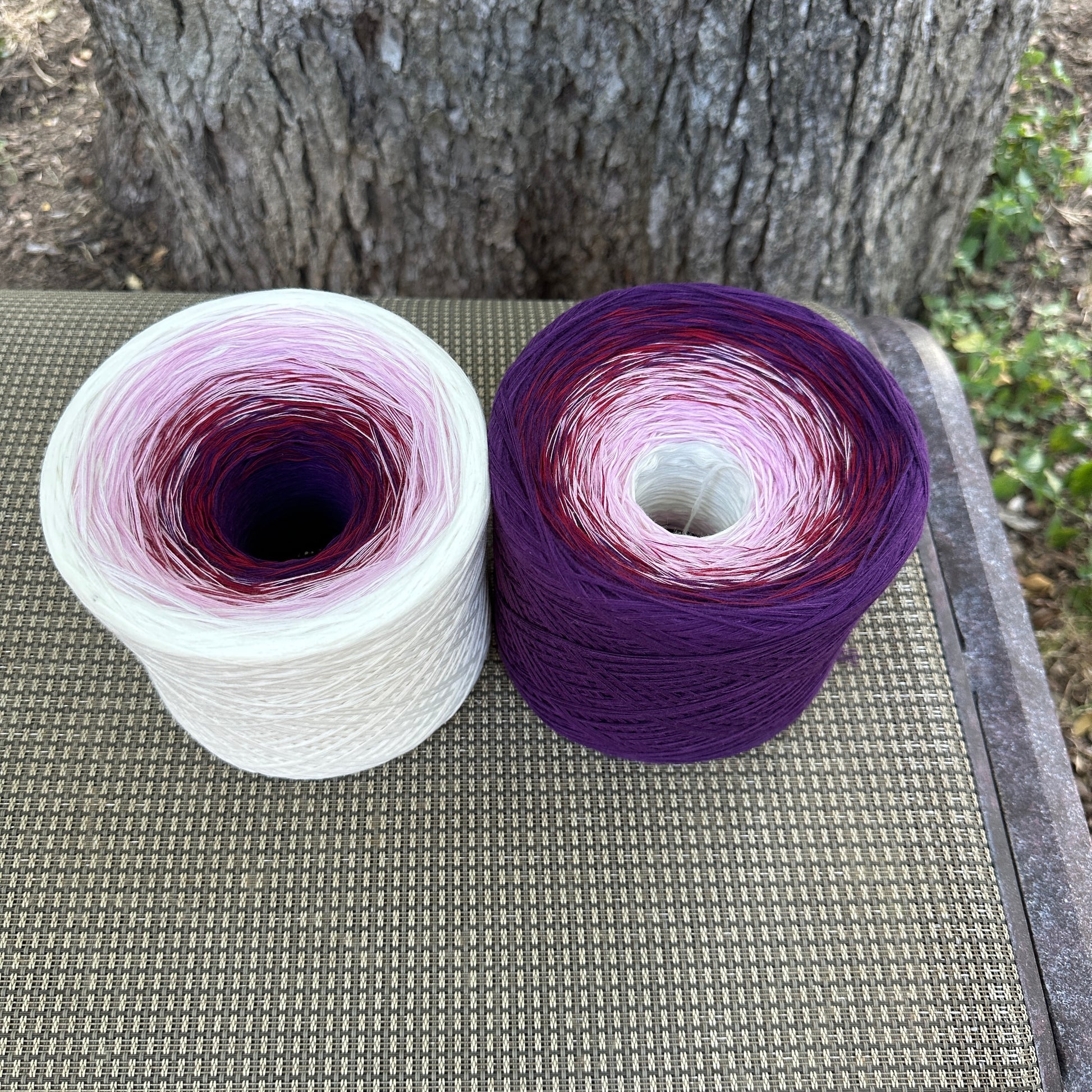 Morning Glory, September Birth Flower, Gradient Cotton Natural Fiber Yarn - Rena'sThreadandCrafts