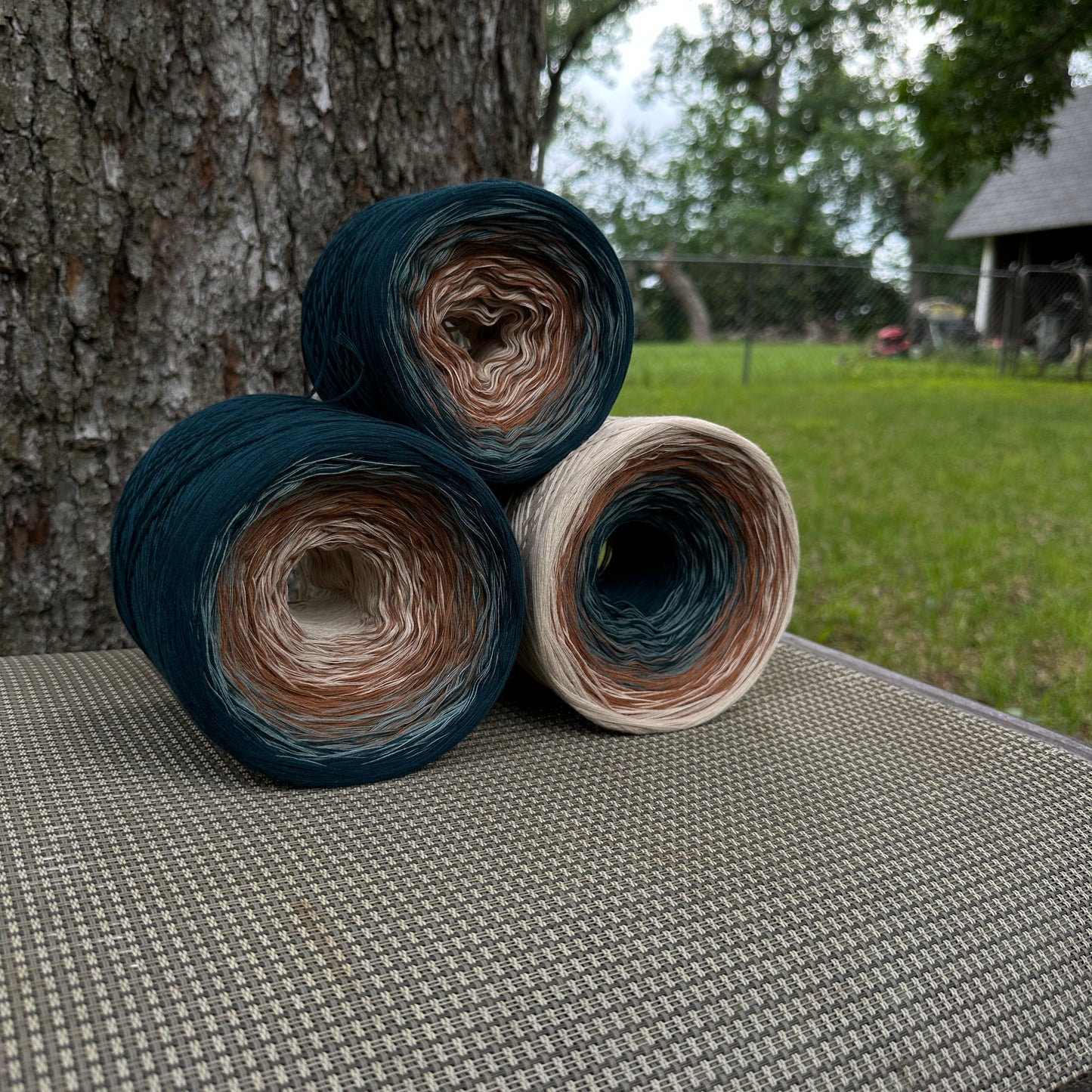 Mystical Forest, Gradient Cotton Natural Fiber Yarn