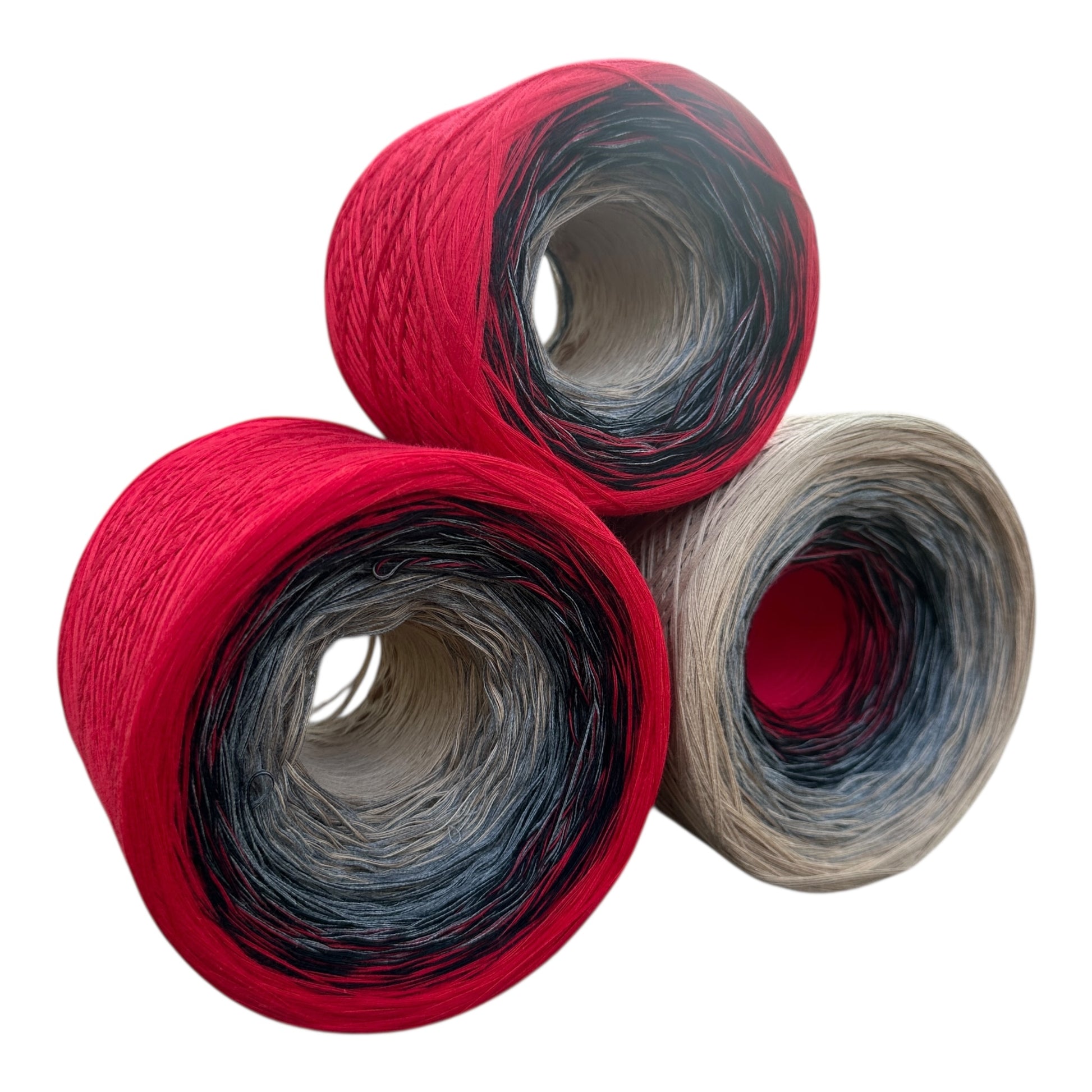 New Poppy, August Birth Flower, Gradient Cotton Natural Fiber Yarn - Rena'sThreadandCrafts