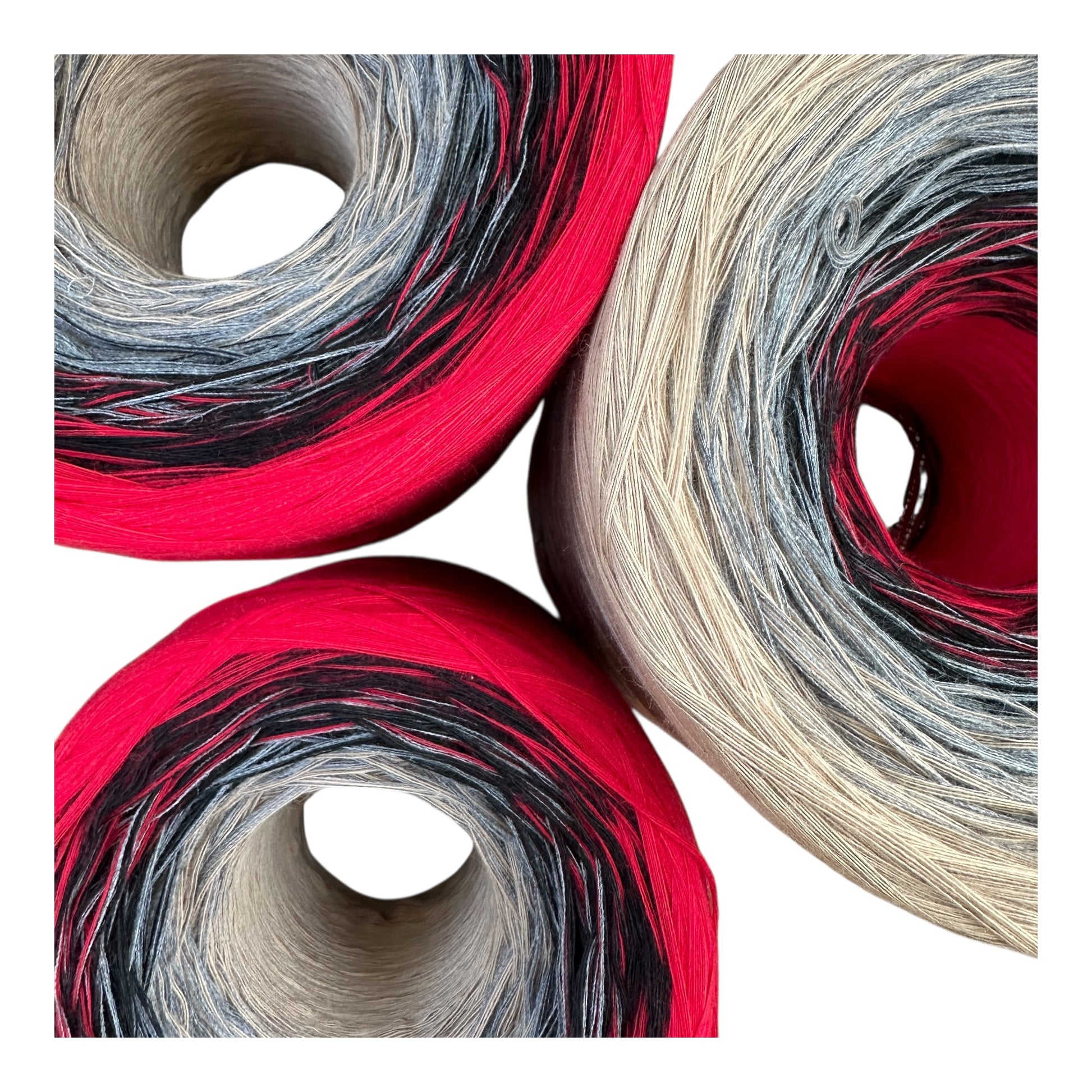 New Poppy, August Birth Flower, Gradient Cotton Natural Fiber Yarn - Rena'sThreadandCrafts