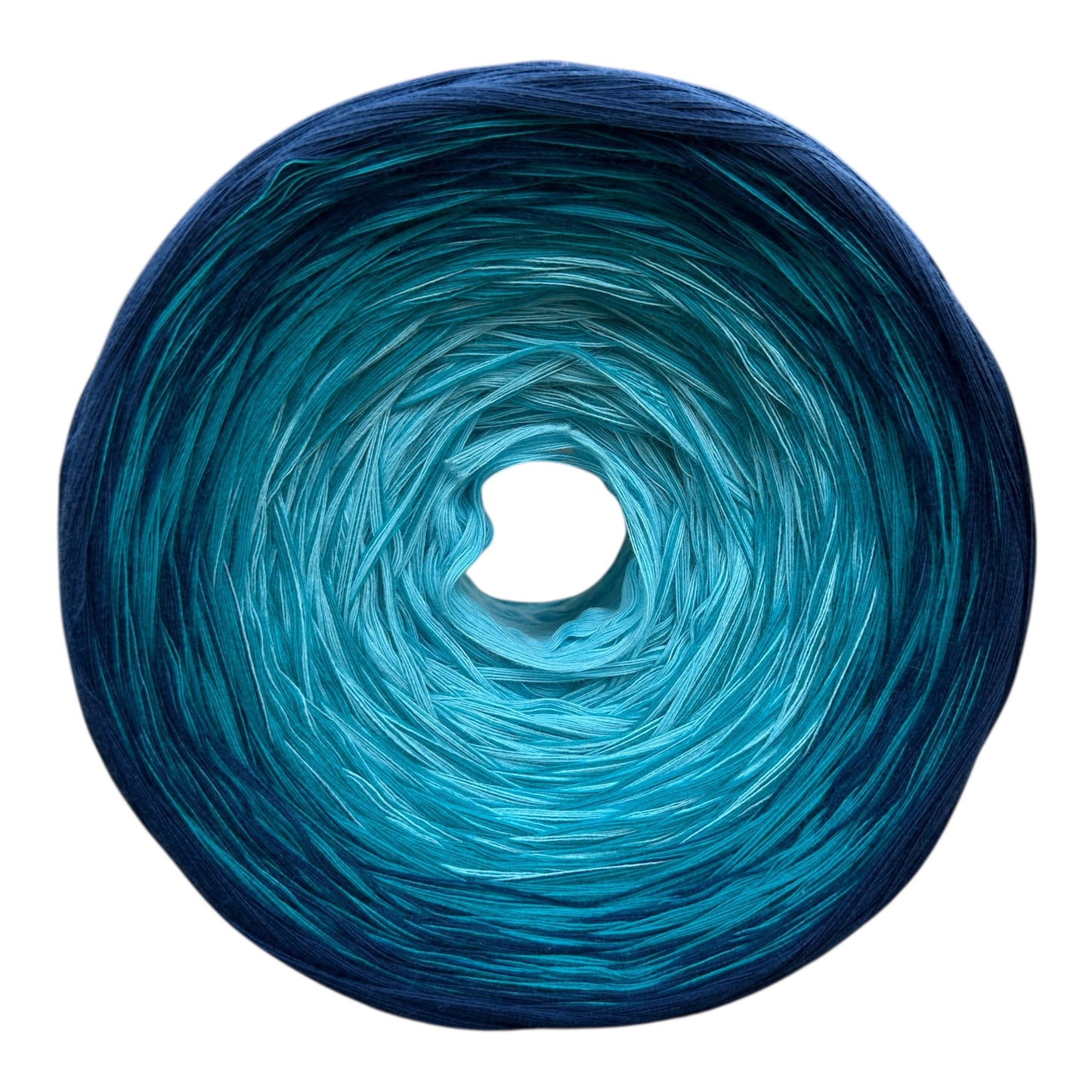 Ocean's Depth, 12ply cotton, Ombre Cotton Natural Fiber Yarn