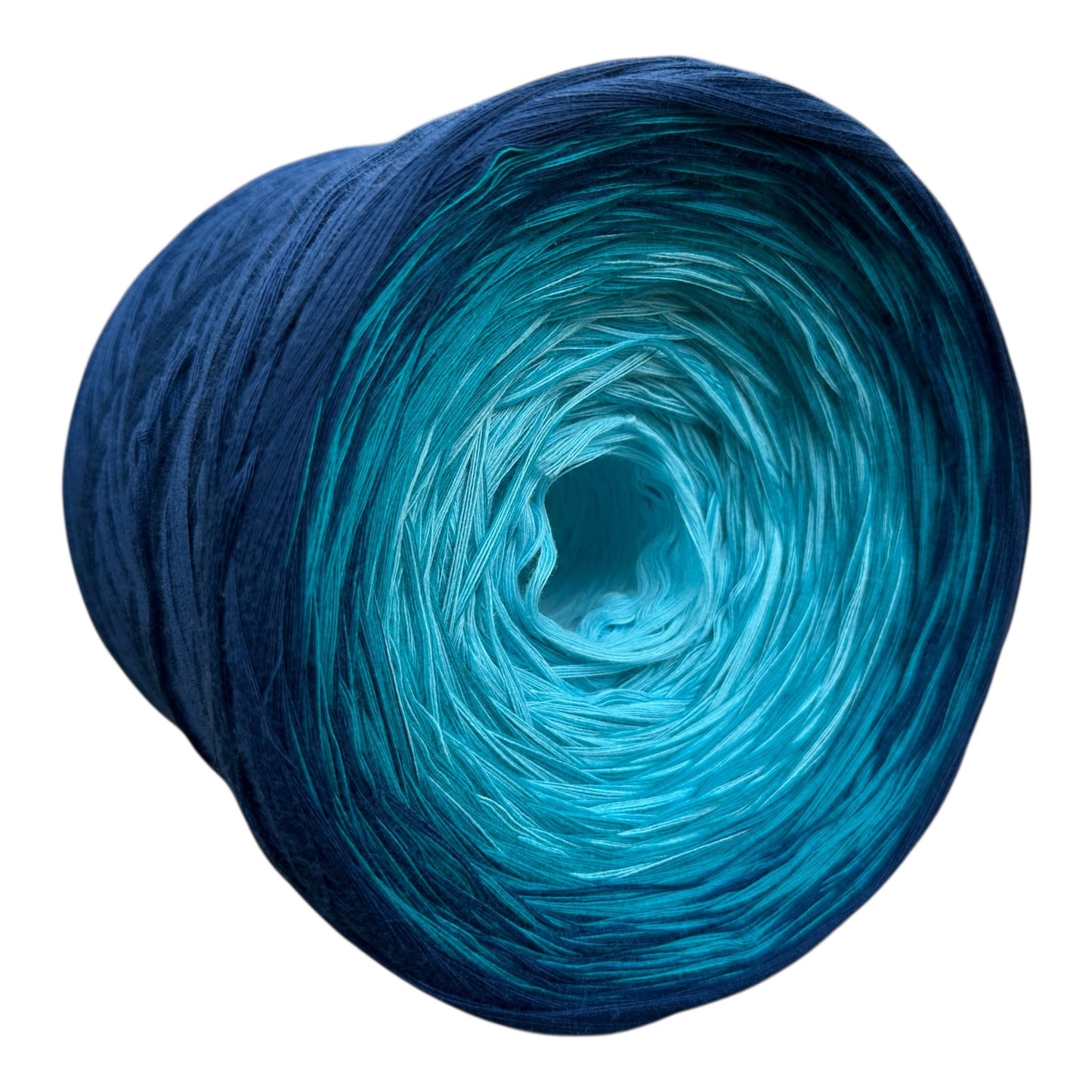 Ocean's Depth, 12ply cotton, Ombre Cotton Natural Fiber Yarn
