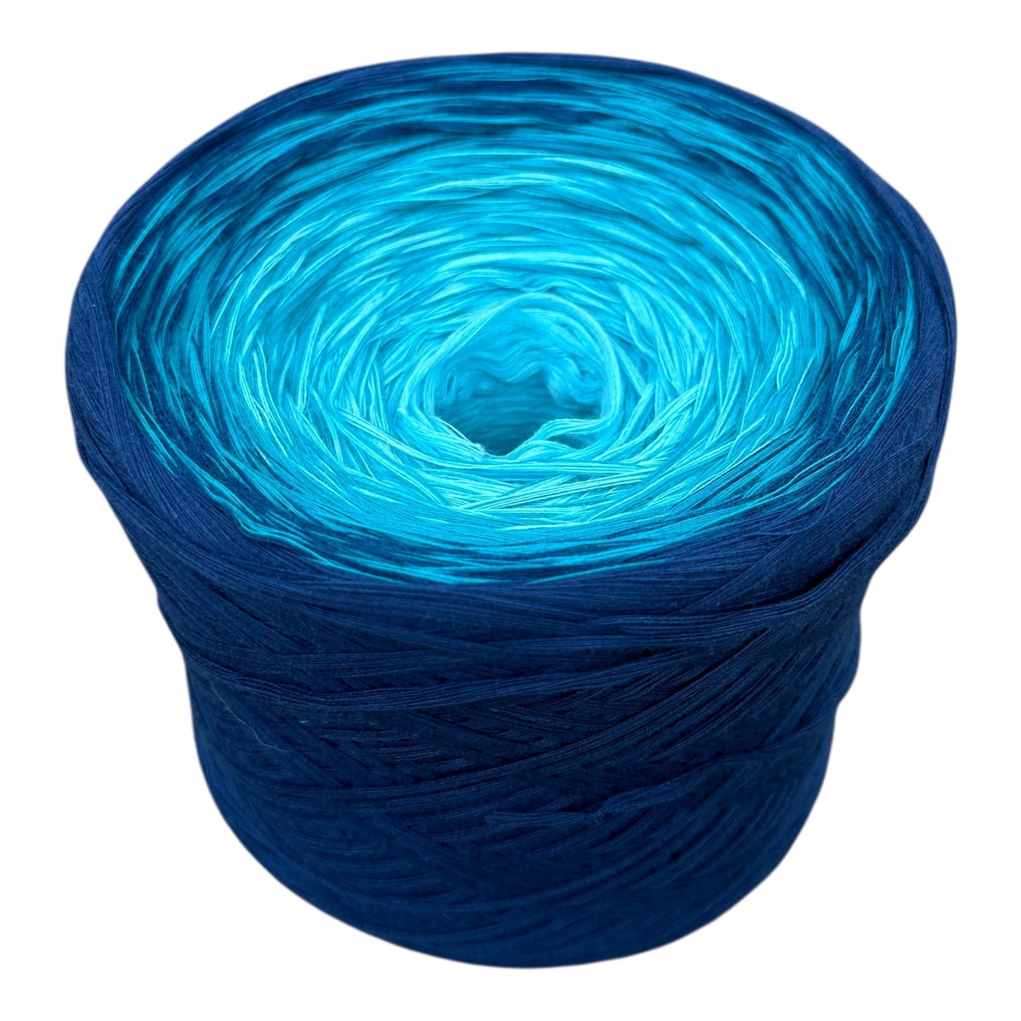 Ocean's Depth, 12ply cotton, Ombre Cotton Natural Fiber Yarn