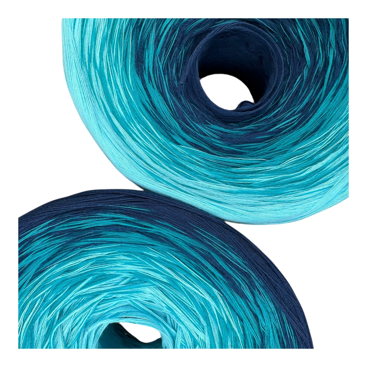 Ocean's Depth, 12ply cotton, Ombre Cotton Natural Fiber Yarn