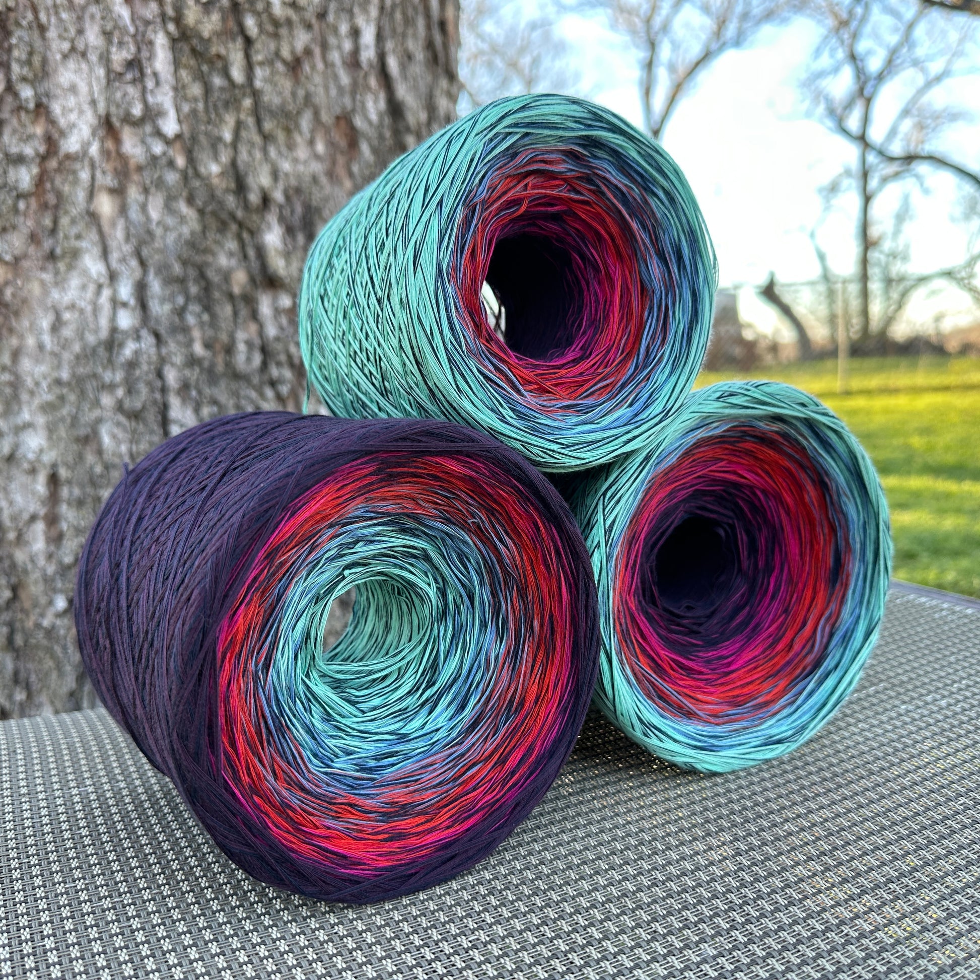Orion Nebula, Gradient Cotton Natural Fiber Yarn - Rena'sThreadandCrafts