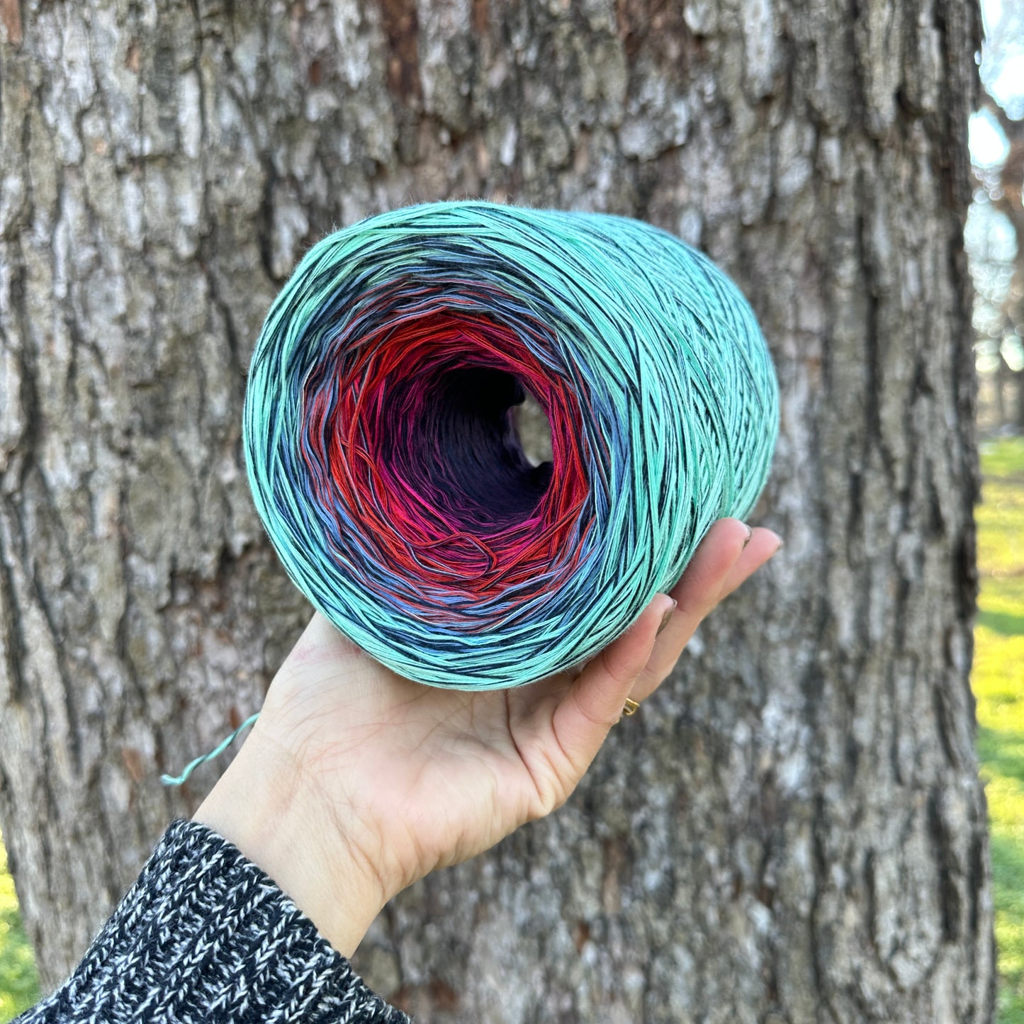 Orion Nebula, Gradient Cotton Natural Fiber Yarn - Rena'sThreadandCrafts