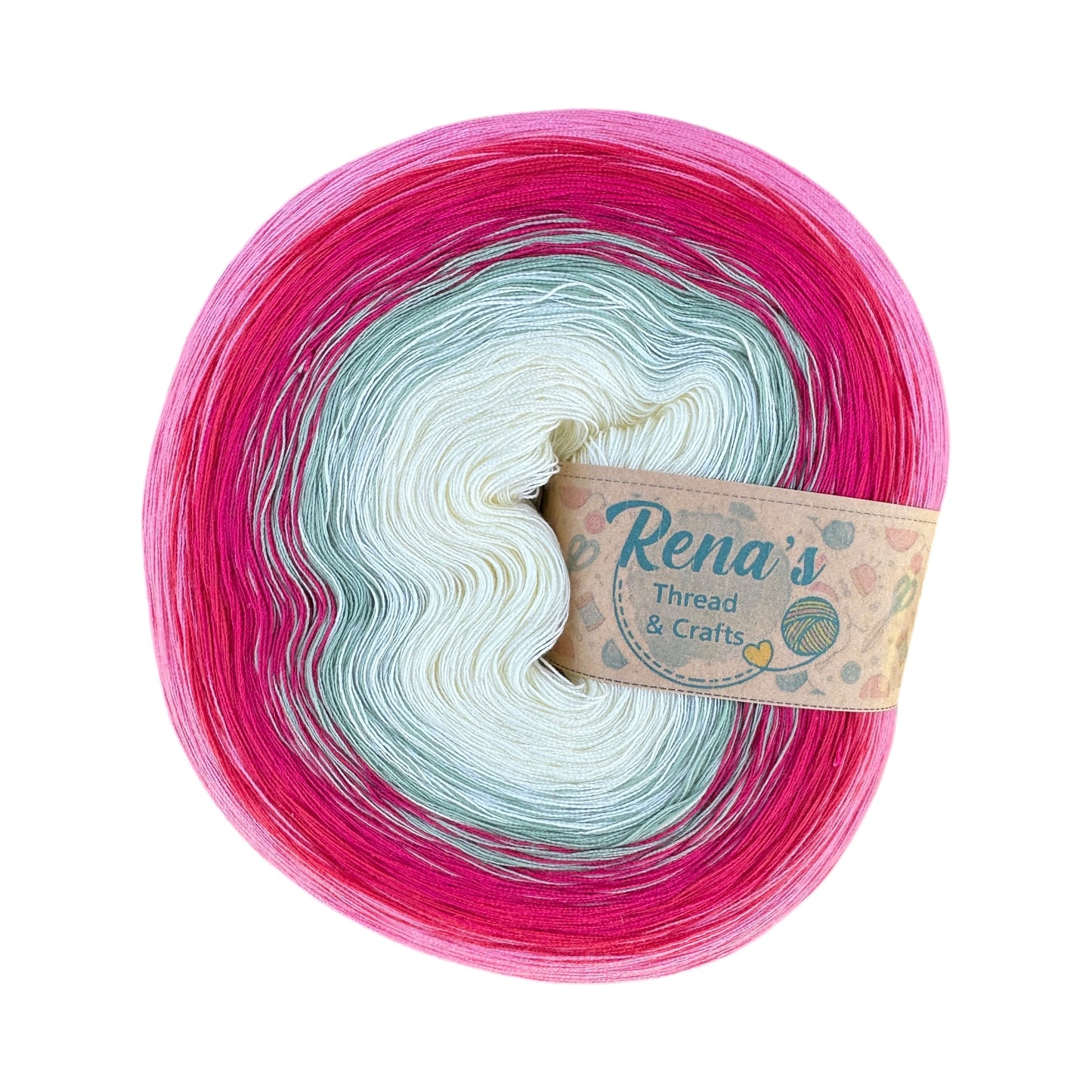 Peony, Polyester Gradient Yarn - Rena'sThreadandCrafts