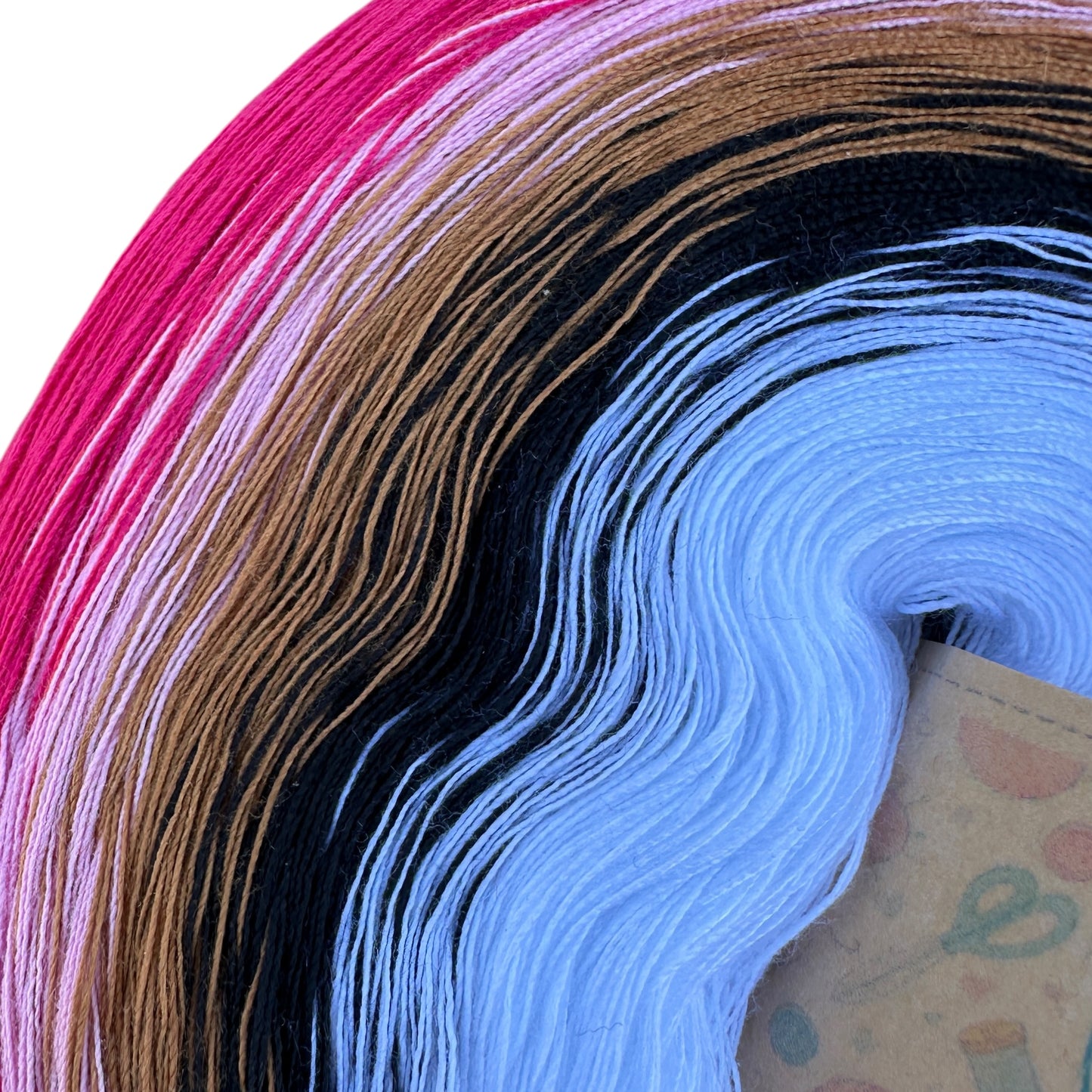 Pink Espresso, Polyester Gradient Yarn - Rena'sThreadandCrafts