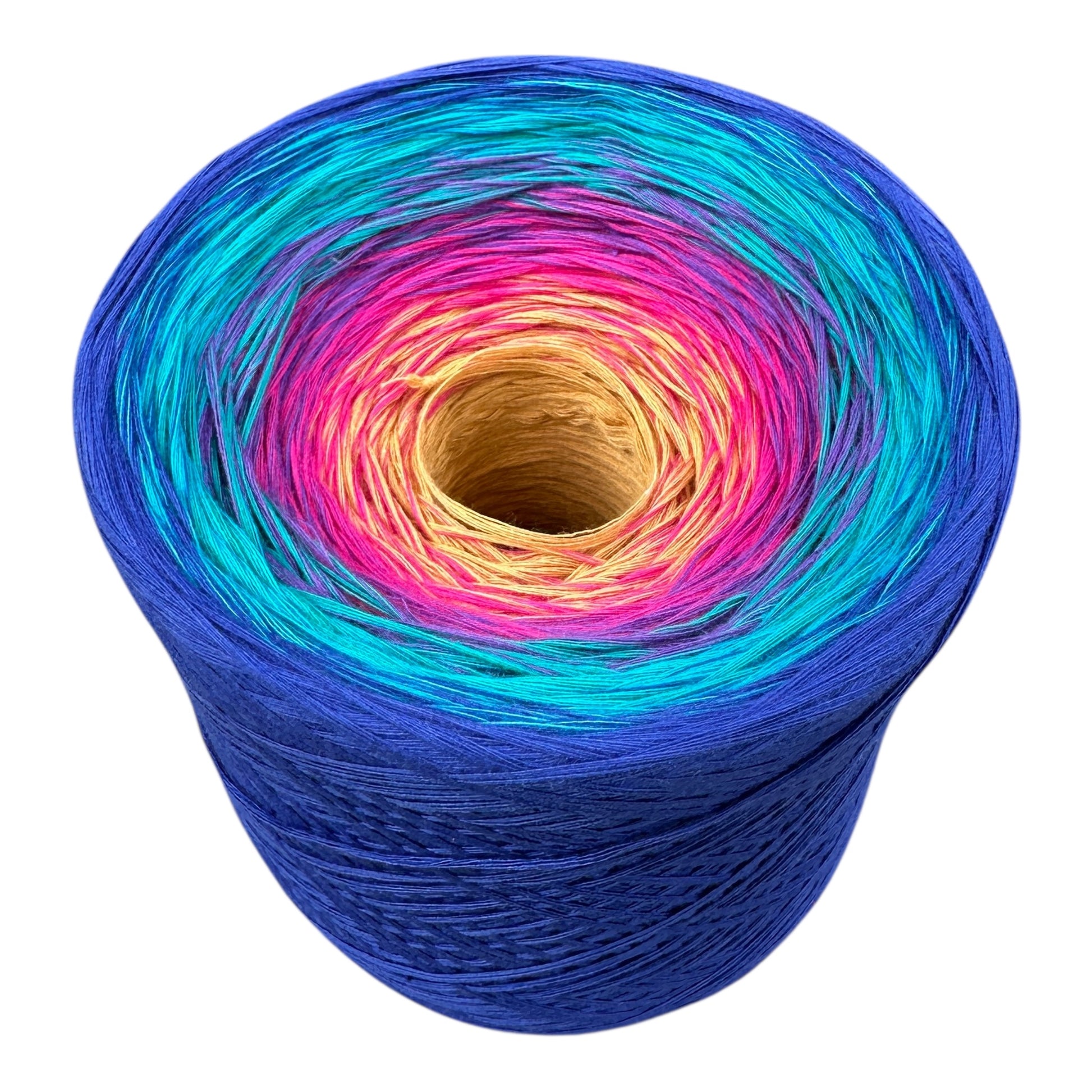 Playful Fleur - de lis, Gradient Cotton Natural Fiber Yarn - Rena'sThreadandCrafts