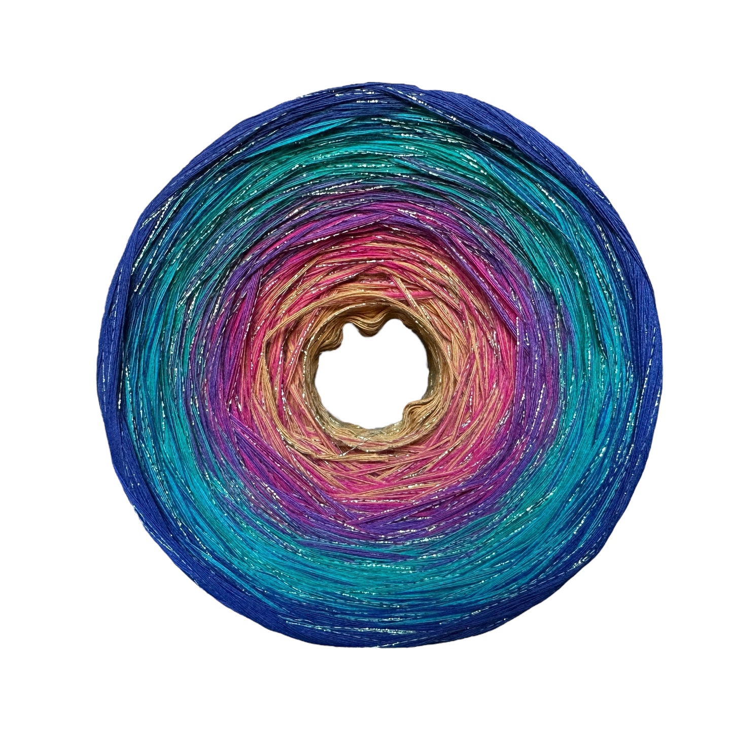 Playful Fleur - de lis, Gradient Cotton Natural Fiber Yarn - Rena'sThreadandCrafts