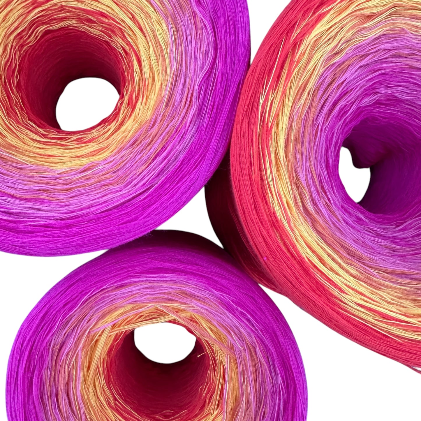 Plumeria, Gradient Cotton Natural Fiber Yarn - Rena'sThreadandCrafts