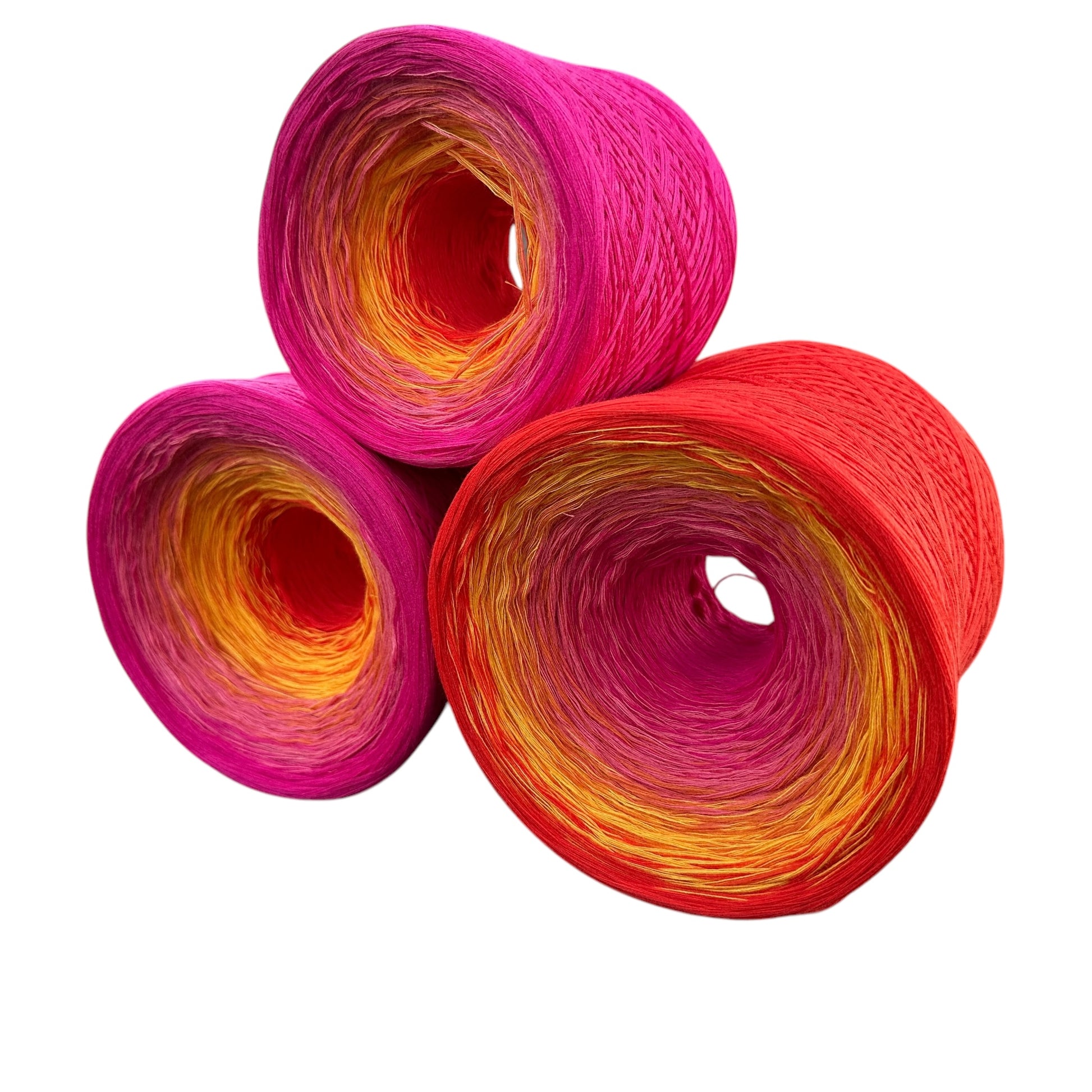 Plumeria, Gradient Cotton Natural Fiber Yarn - Rena'sThreadandCrafts